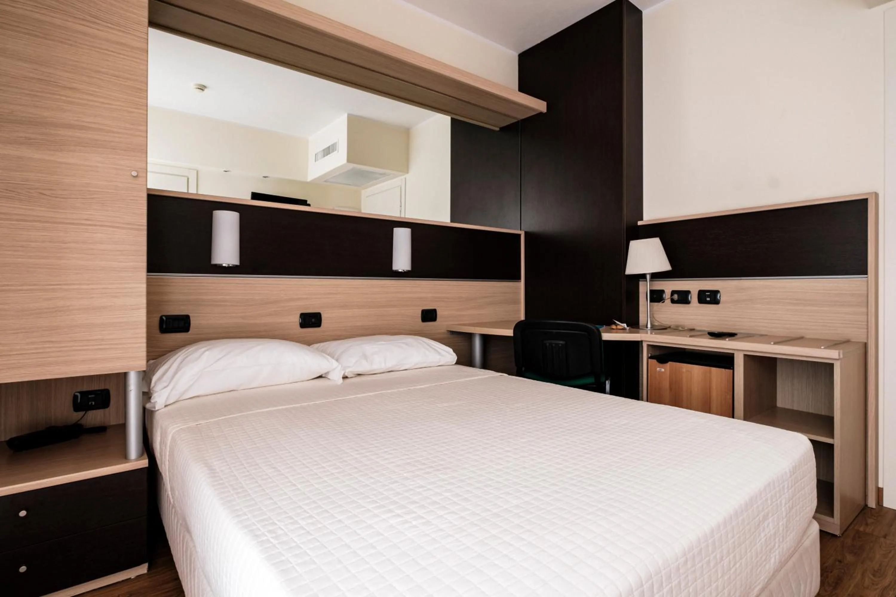 Bed in Augustus Hotel Riccione