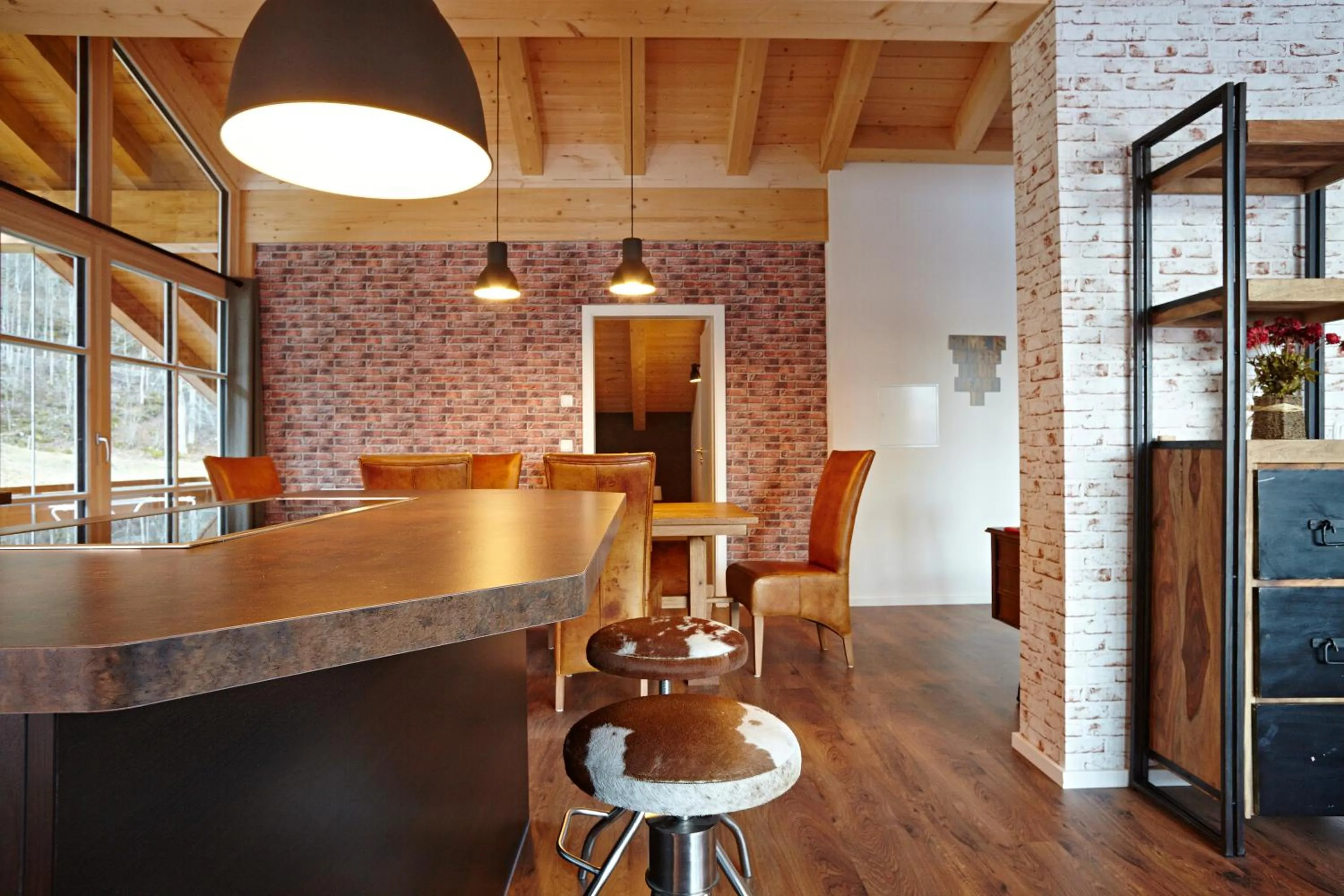 Kitchen or kitchenette in Alpenlodge Charivari - SommerBergBahn unlimited kostenlos