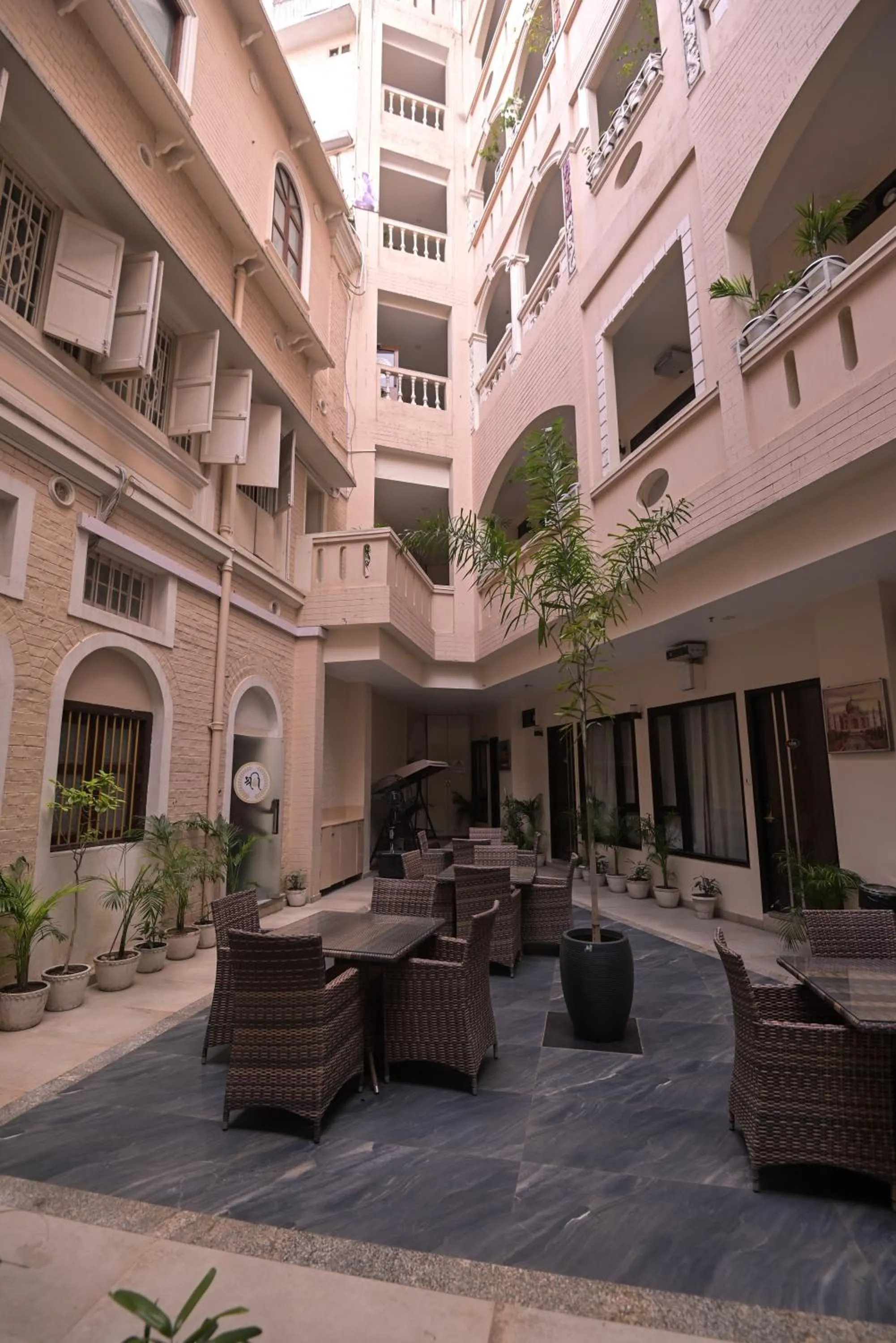 Patio in Shree Ganesha Palace Near Kashi Vishwanath Temple