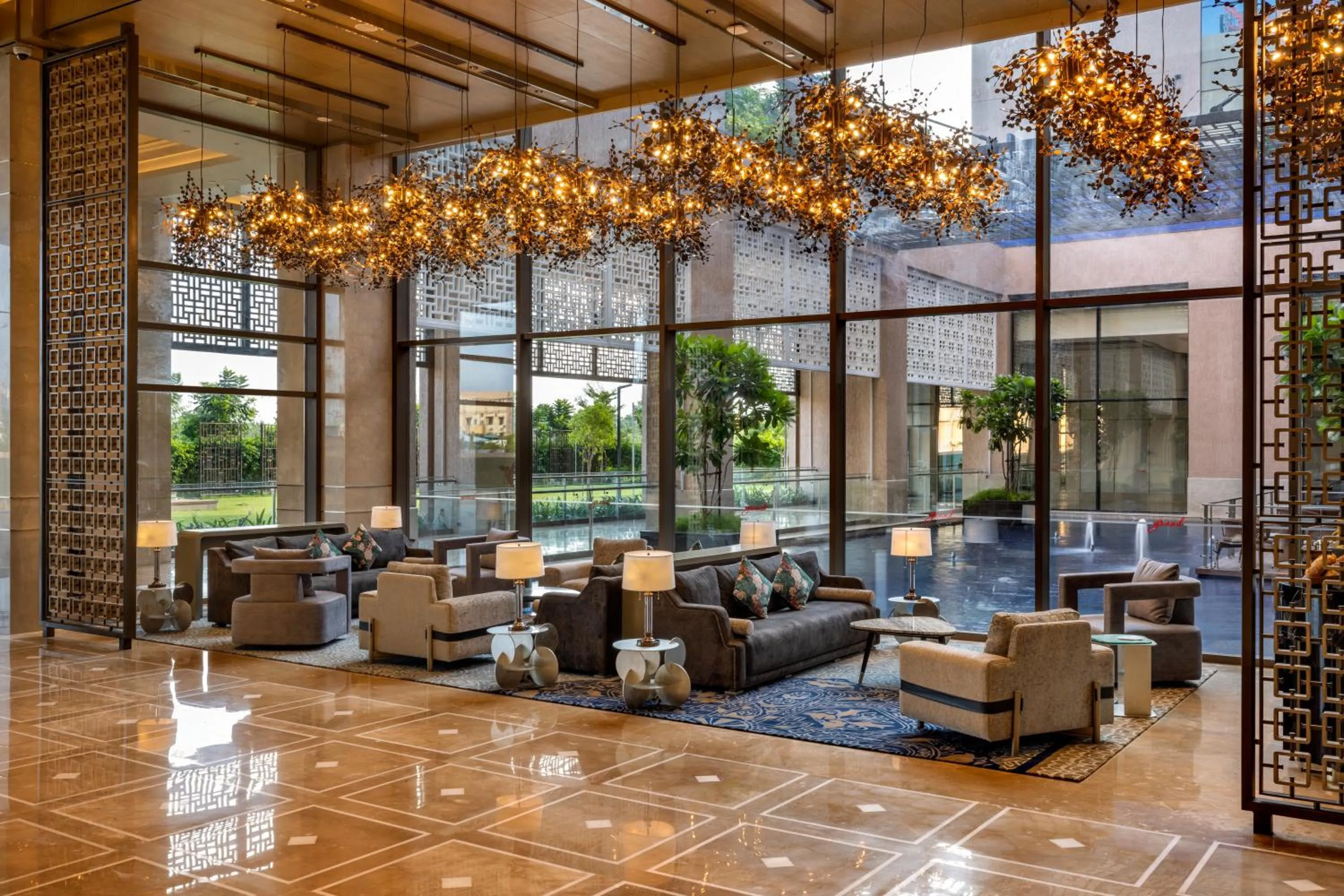 Lobby or reception in Grand Madurai by GRT Hotels