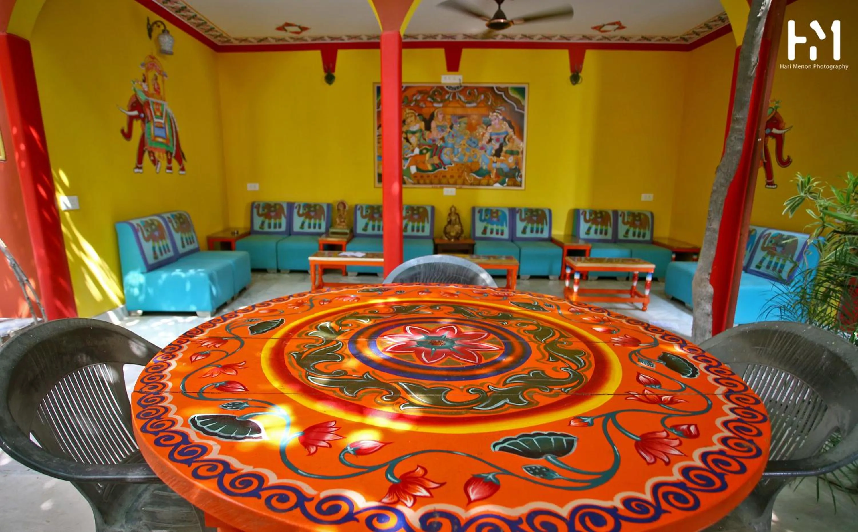 Patio in Ganpati Guest House