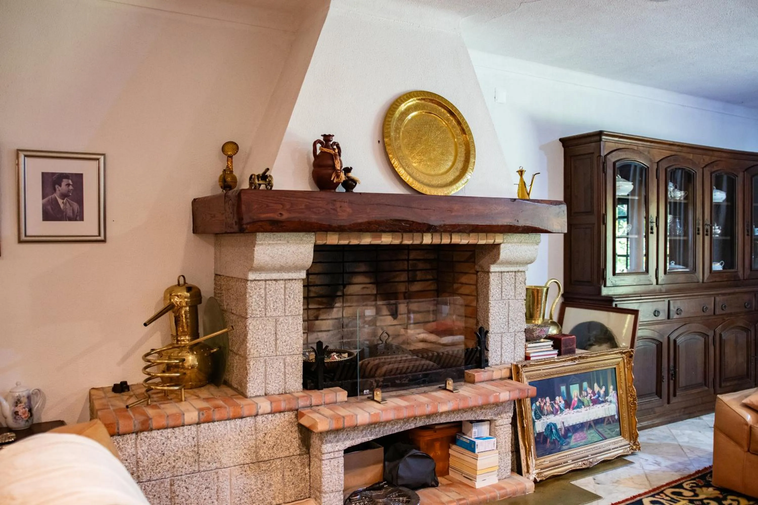 Communal lounge/ TV room in Quinta dos Sinçais