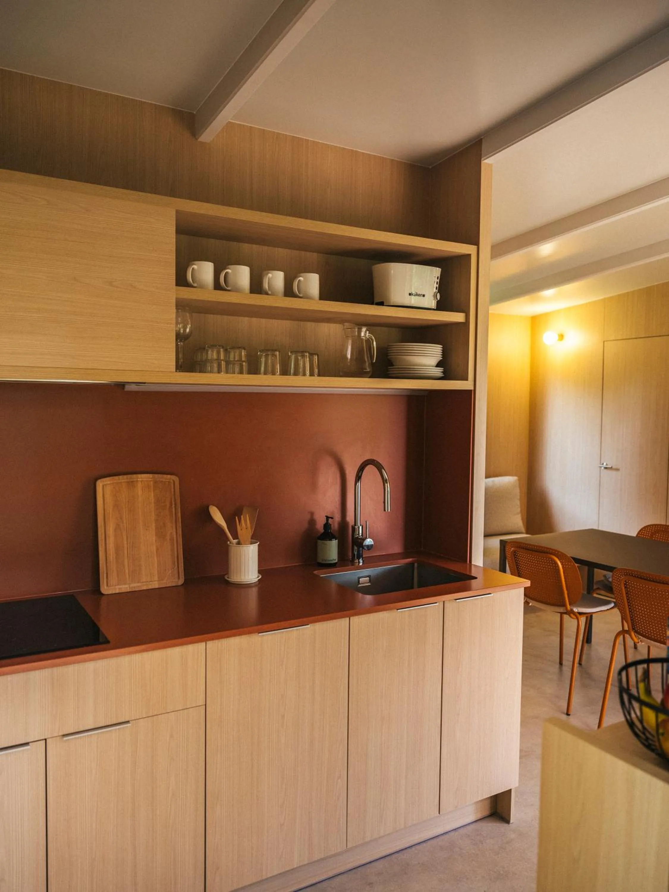 Kitchen or kitchenette in Wecamp San Sebastián