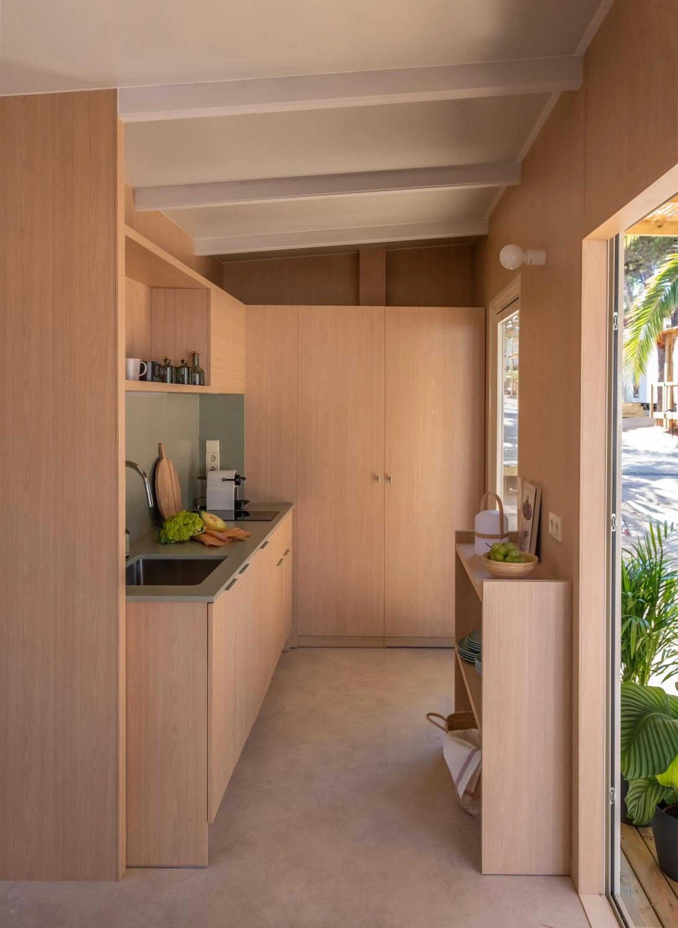 Kitchen or kitchenette in Wecamp San Sebastián