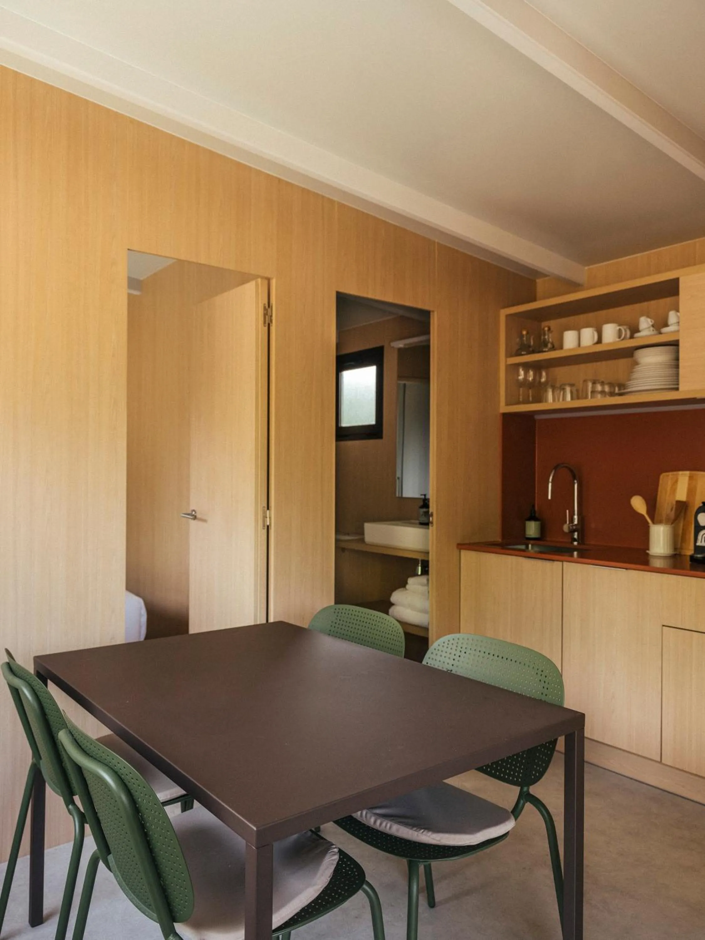 Kitchen or kitchenette in Wecamp San Sebastián