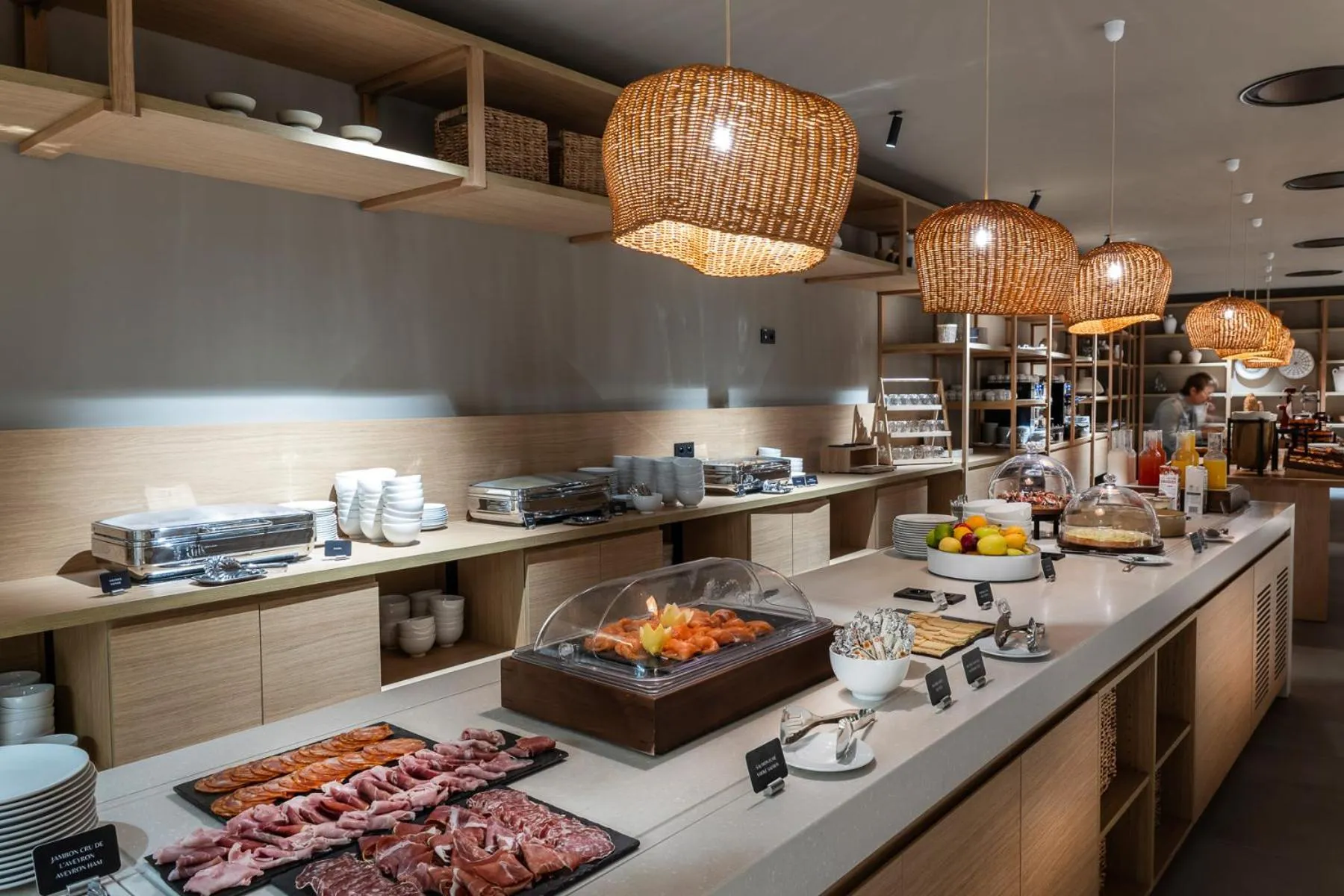 Buffet breakfast in Hôtel Horizon Resort Massane & Spa