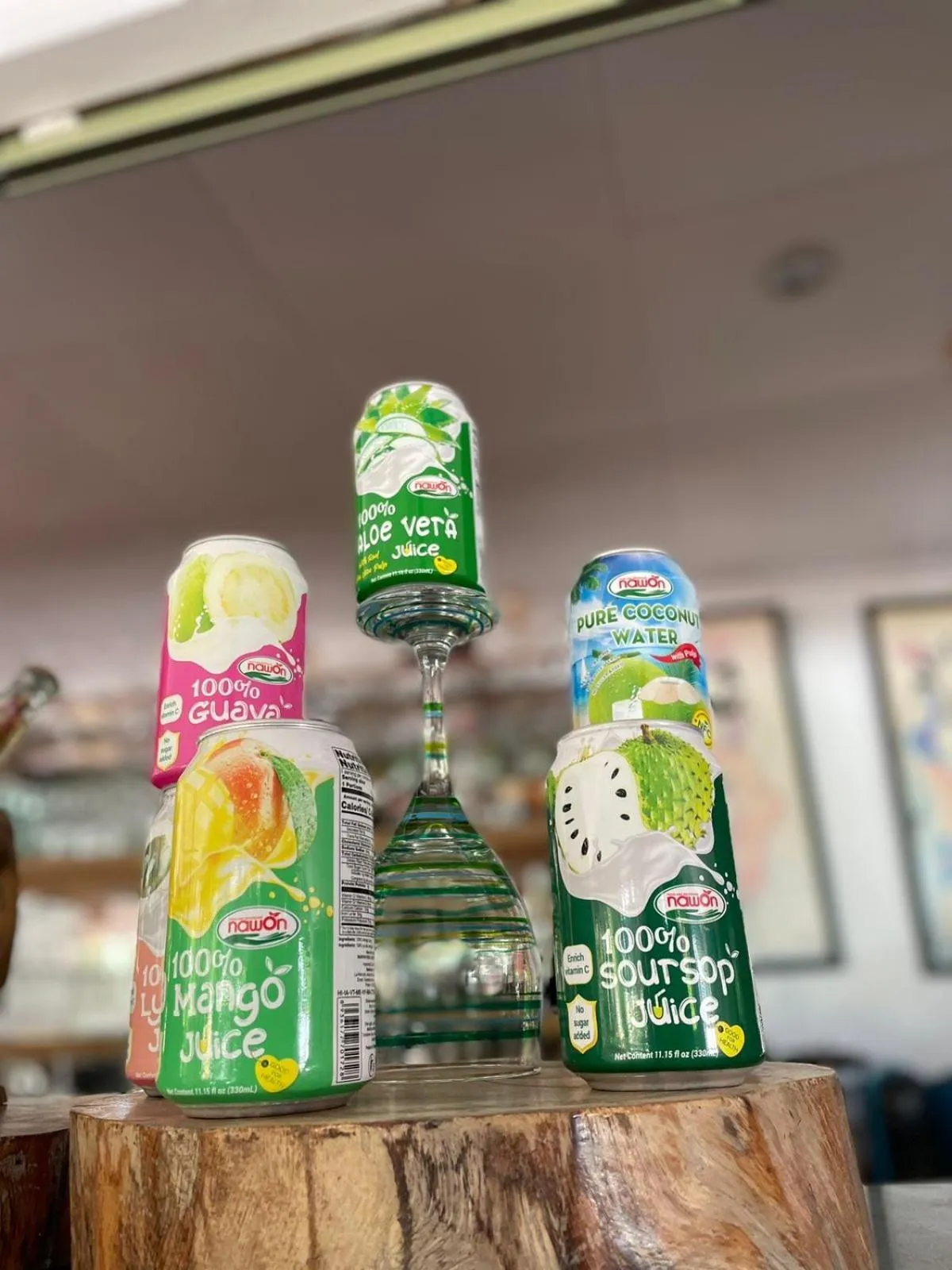 Drinks in Chez Marston