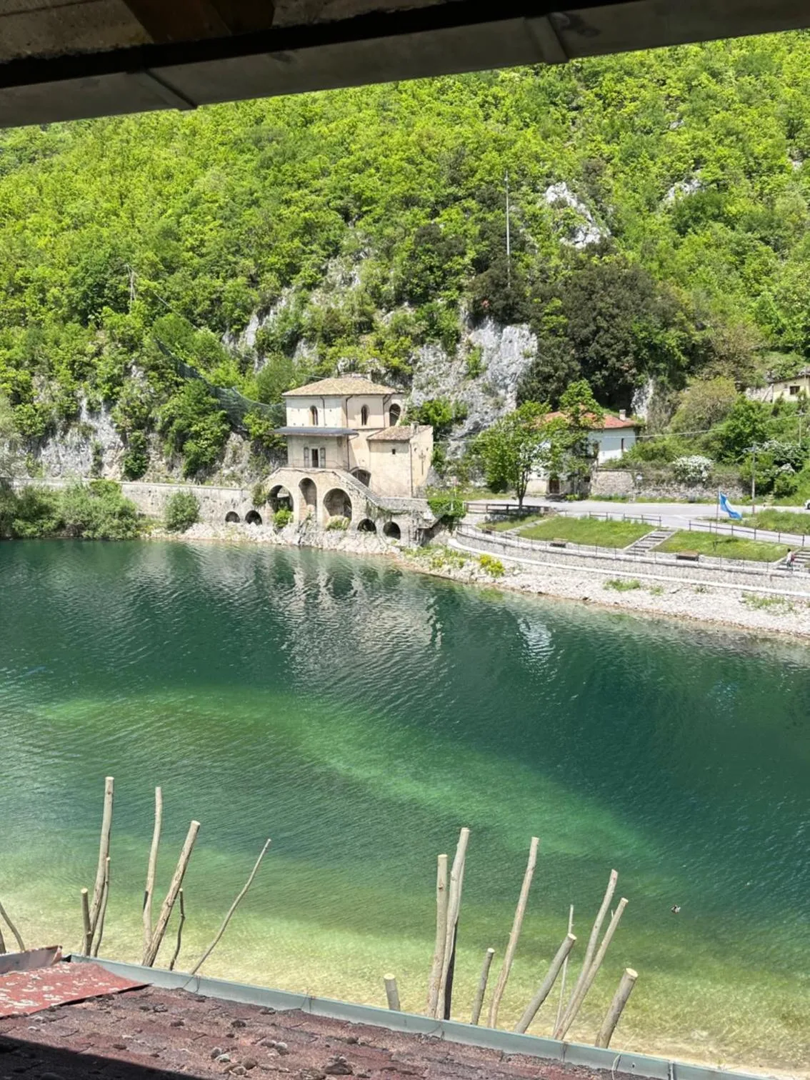 Lake view in Hotel Garni del Lago