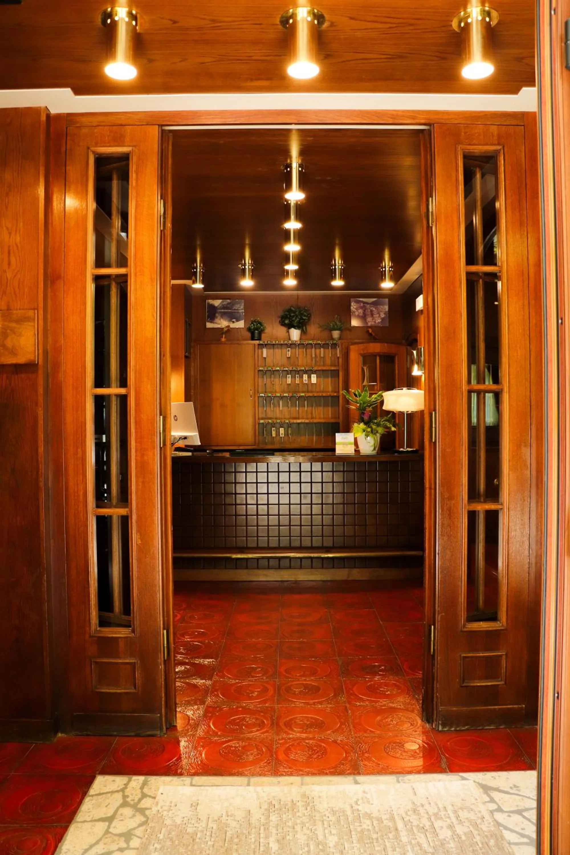 Lobby or reception in Hotel Garni del Lago