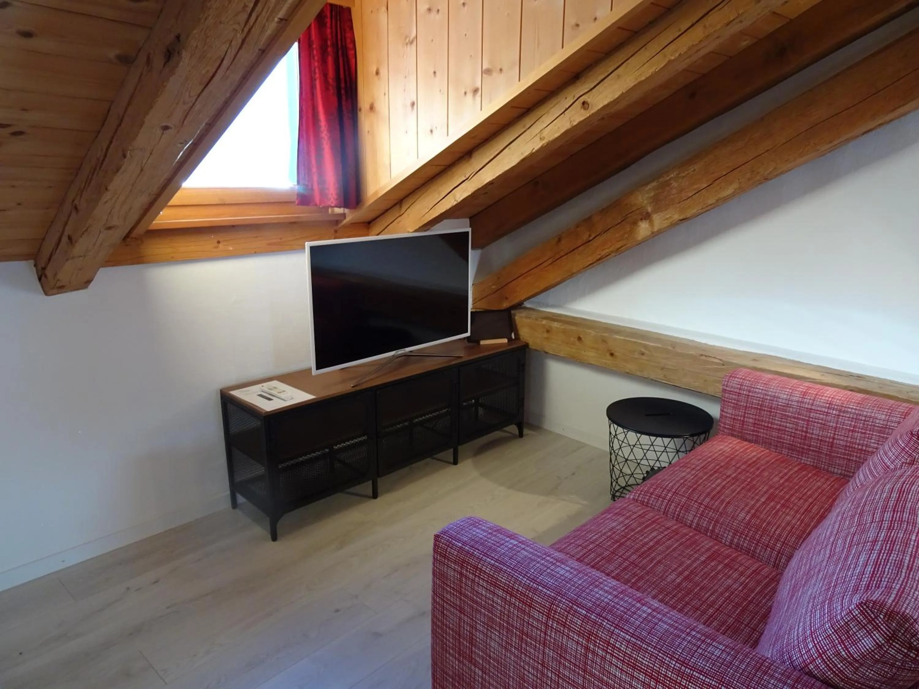 Seating area in B&B Chasa Arfusch