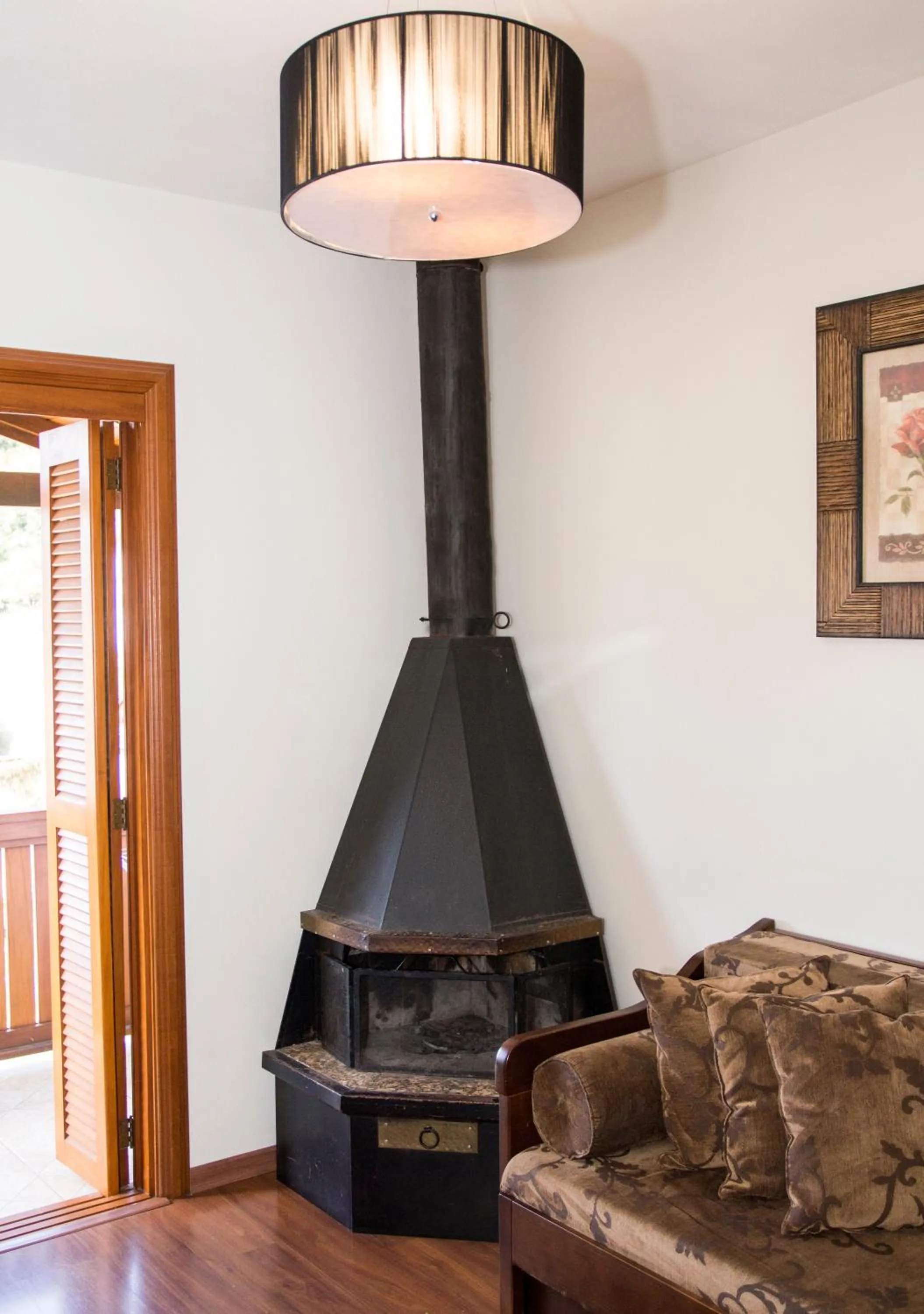 Living room in Pousada Caminho dos Plátanos