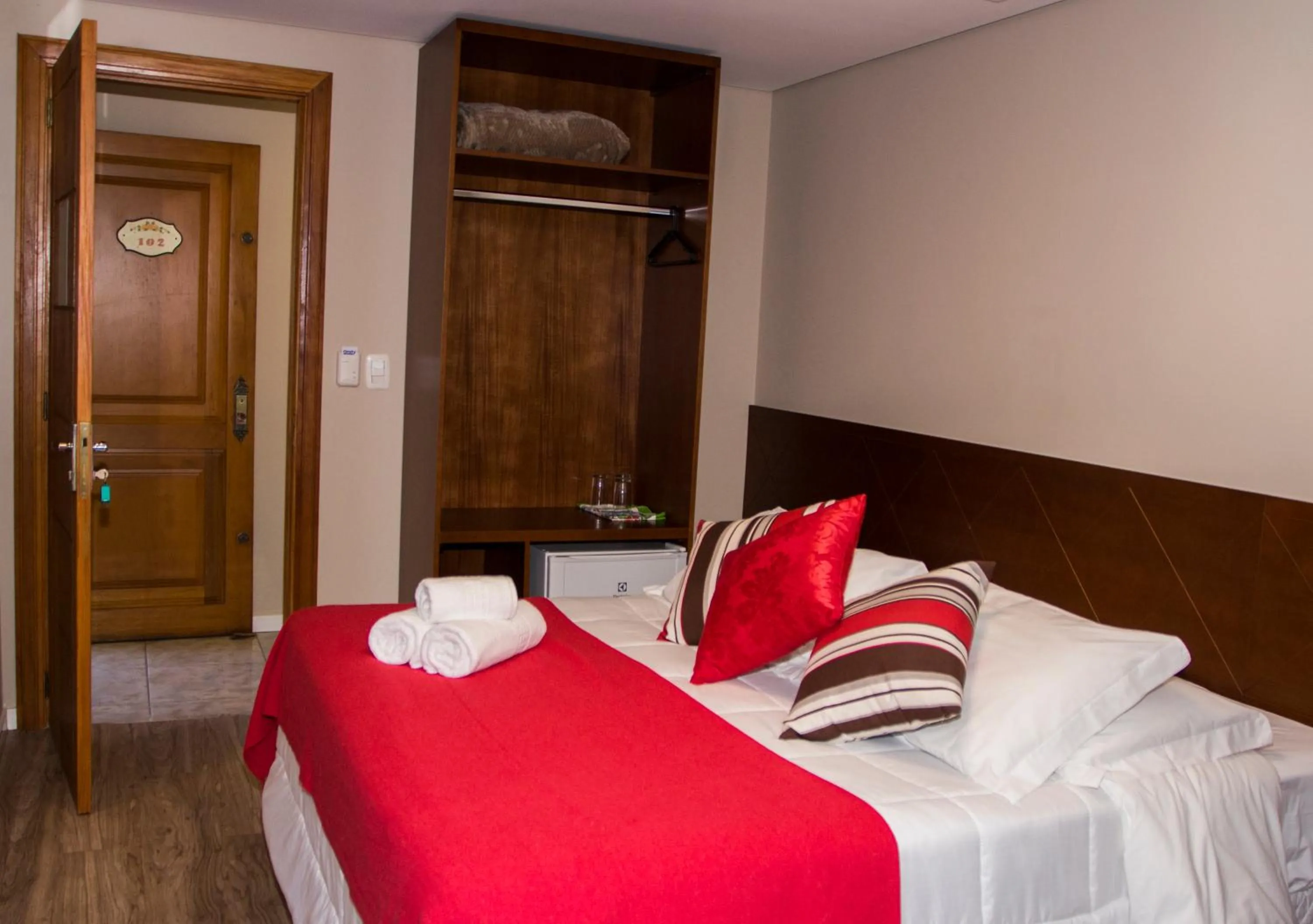 Bed in Pousada Caminho dos Plátanos