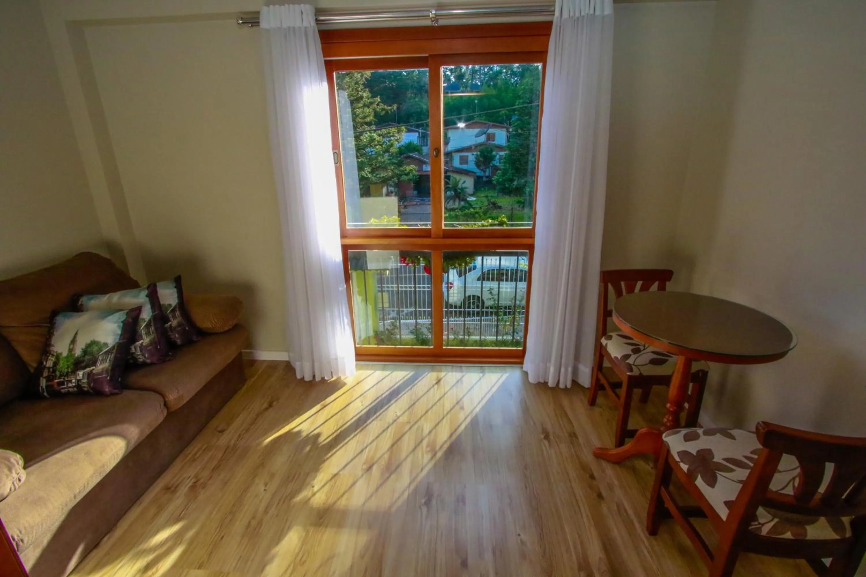 Living room in Pousada Caminho dos Plátanos
