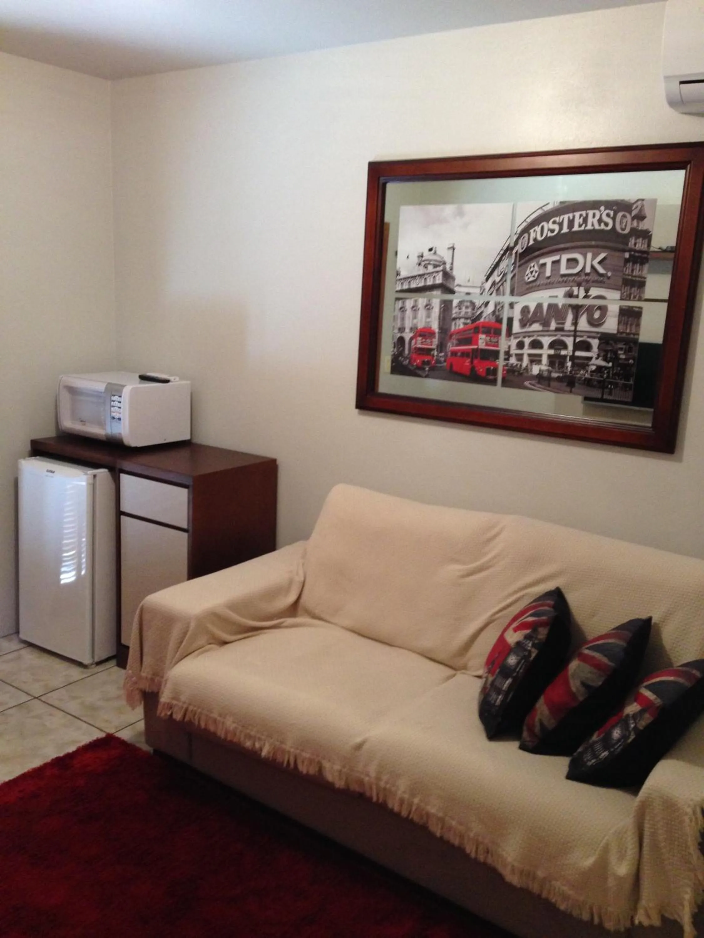 Living room in Pousada Caminho dos Plátanos