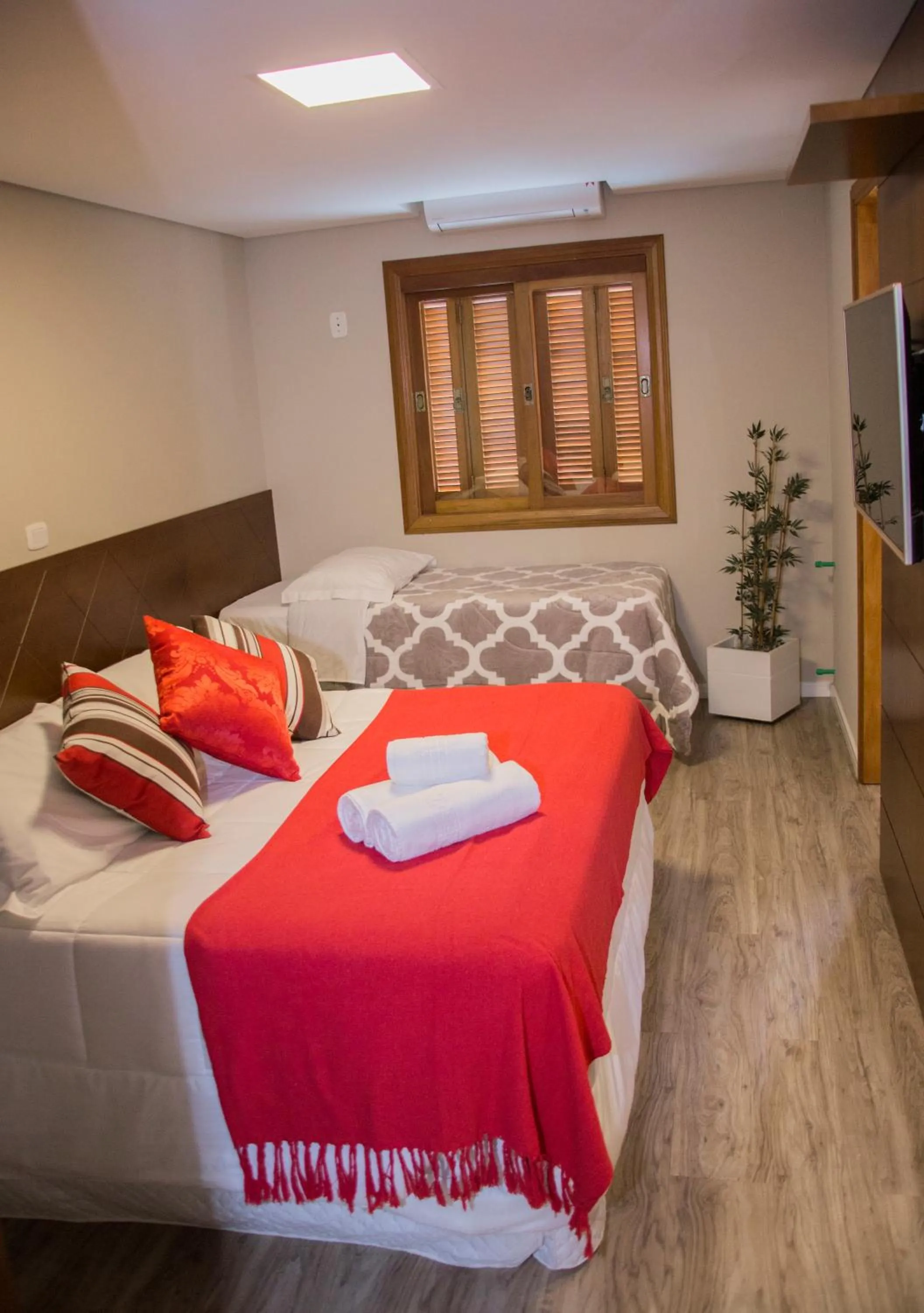 Bed in Pousada Caminho dos Plátanos