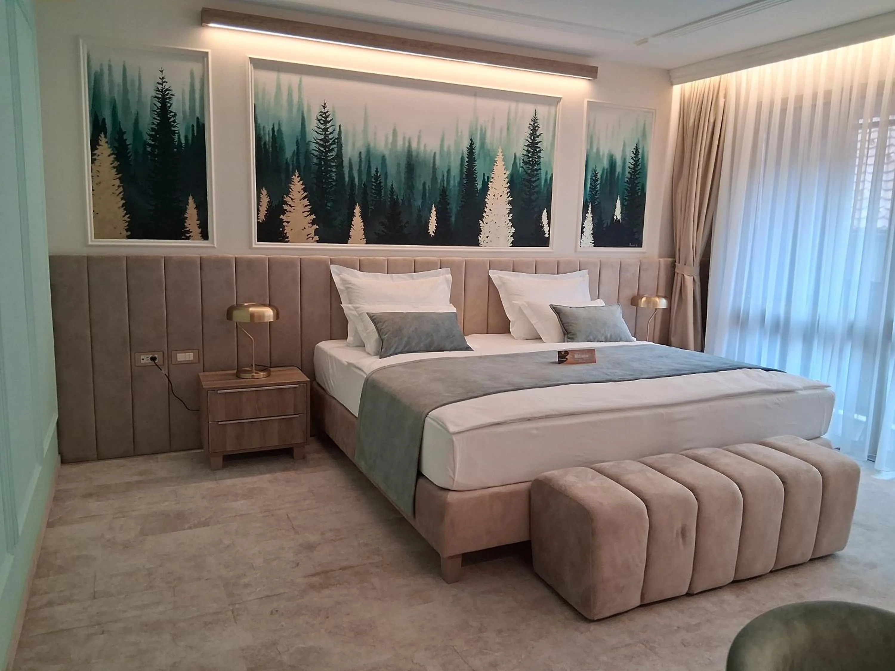 Bed in Hotel Bernarda