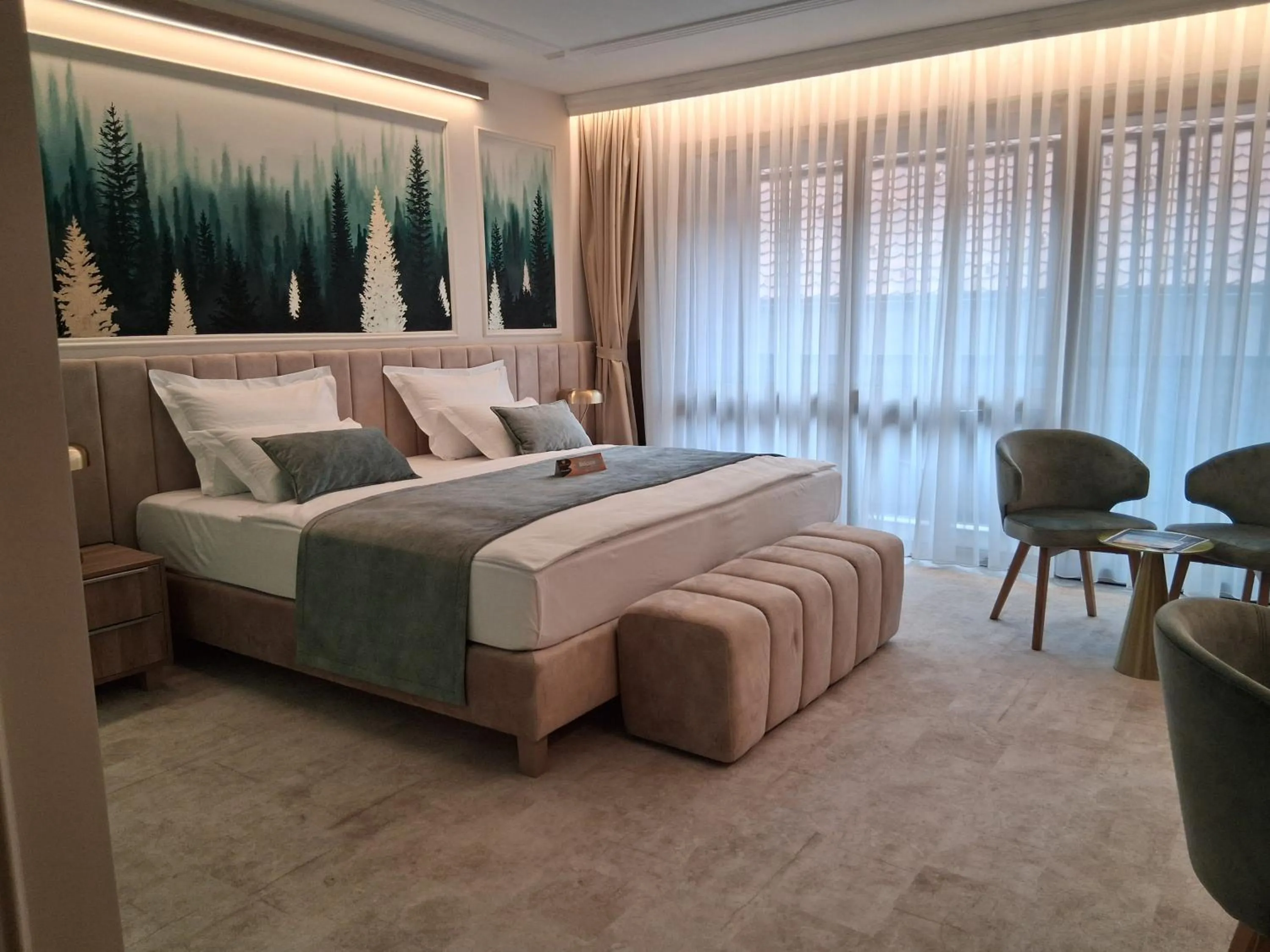 Bed in Hotel Bernarda