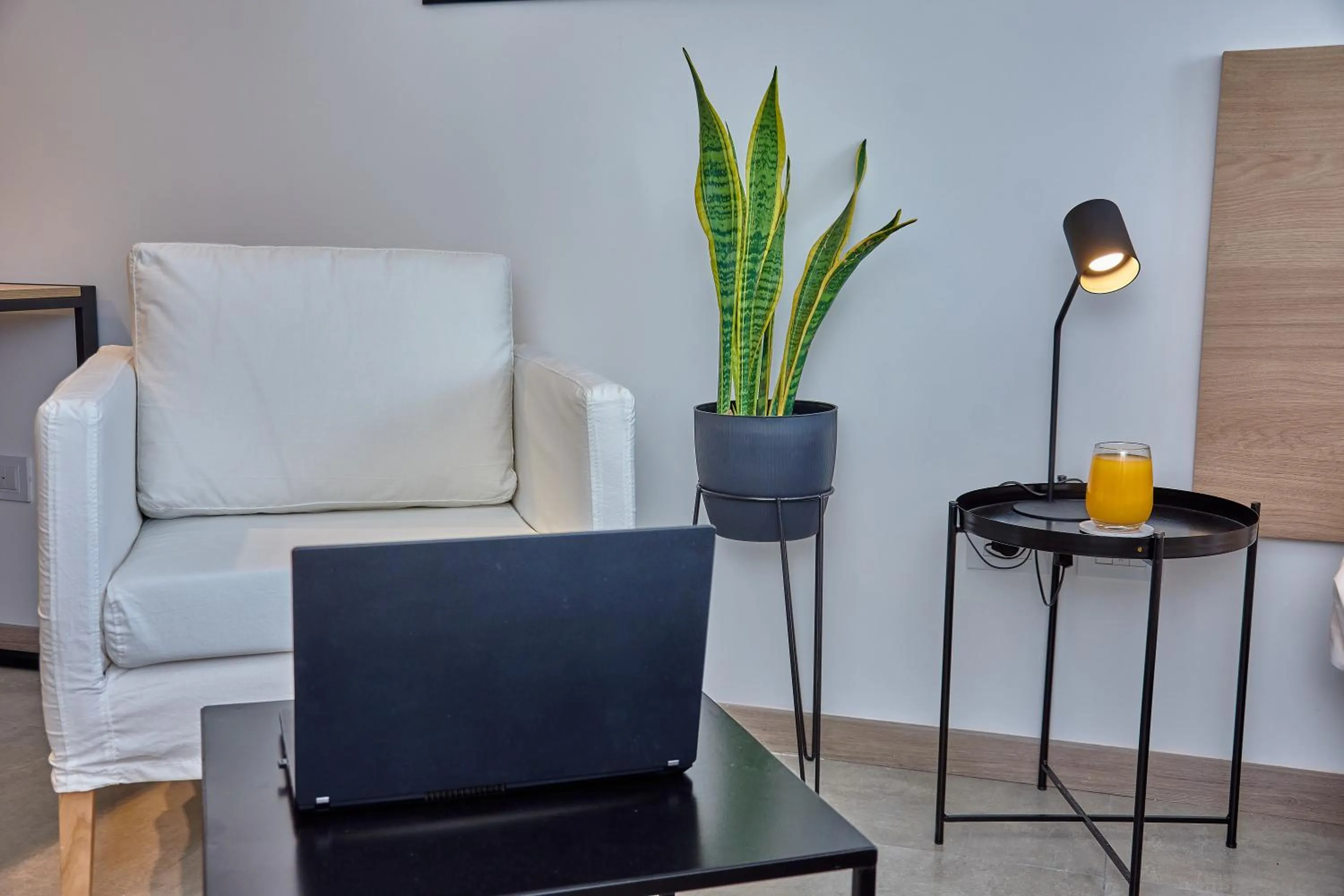 Seating area in Babel Campus