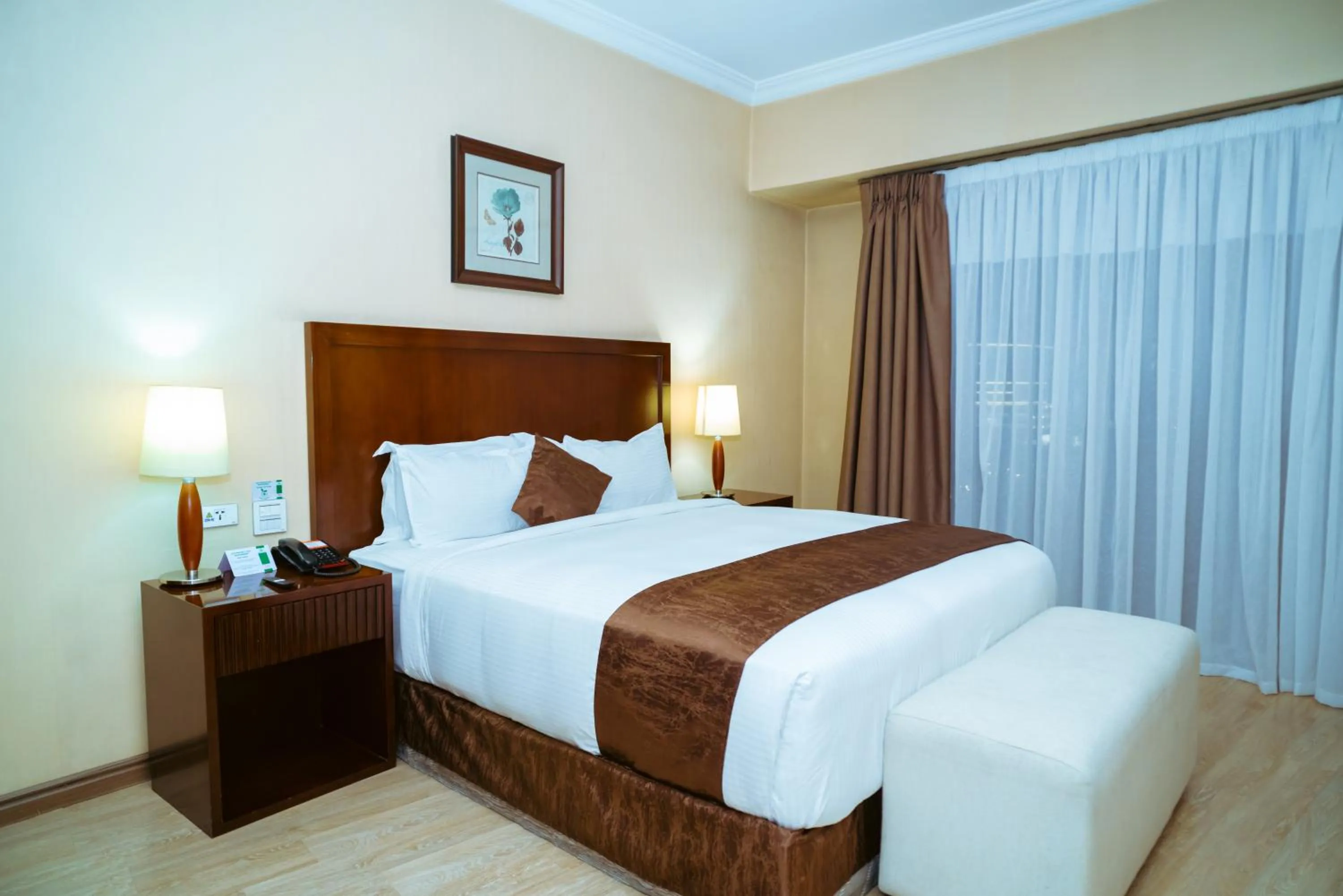 Bed in Capital Hotel and Spa