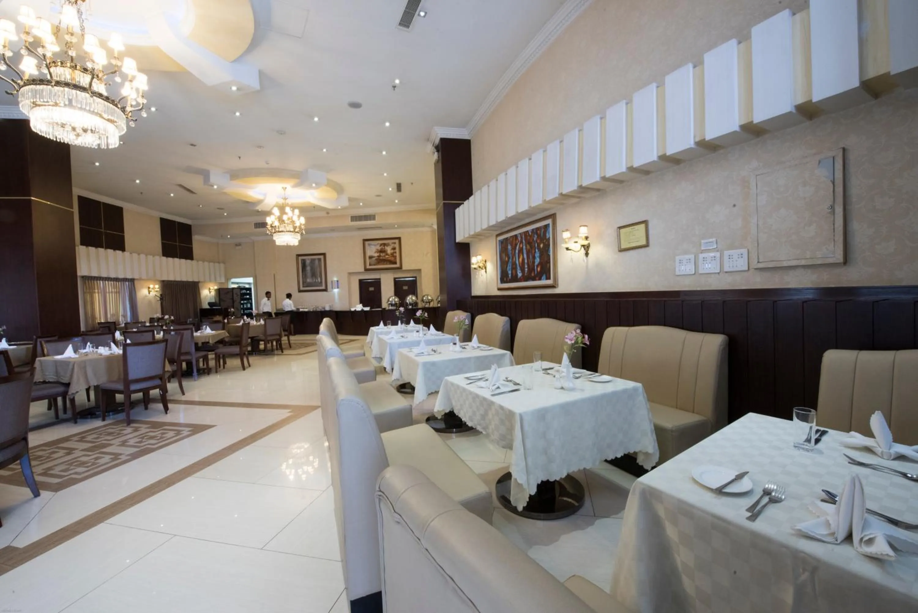 Buffet breakfast in Capital Hotel and Spa