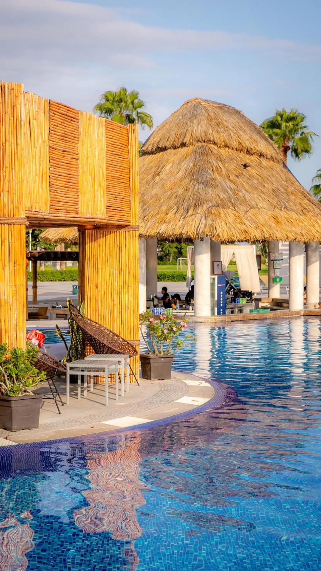 Swimming pool in Palacio Mundo Imperial Riviera Diamante Acapulco All Inclusive