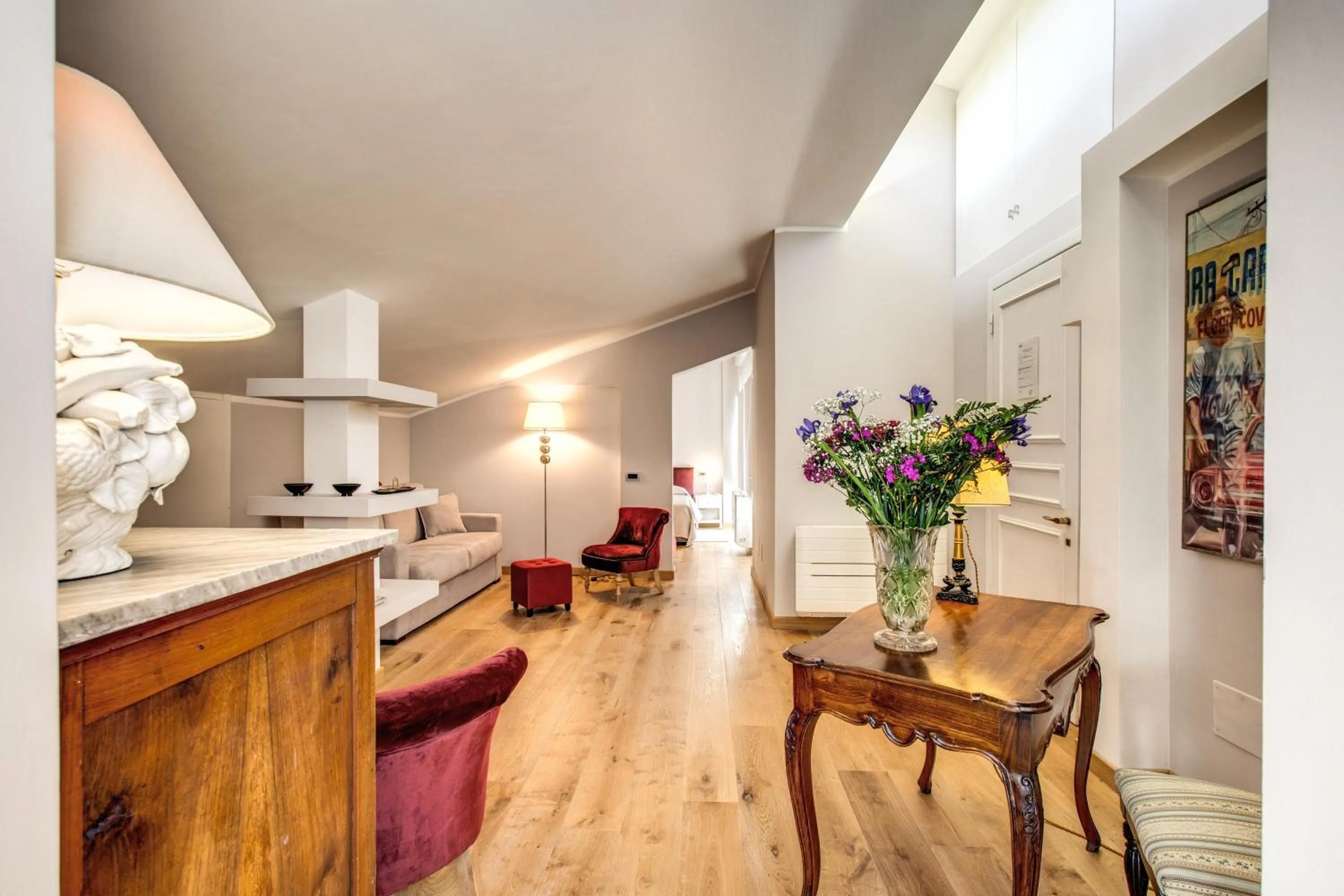 Seating area in La Gaura Guest House
