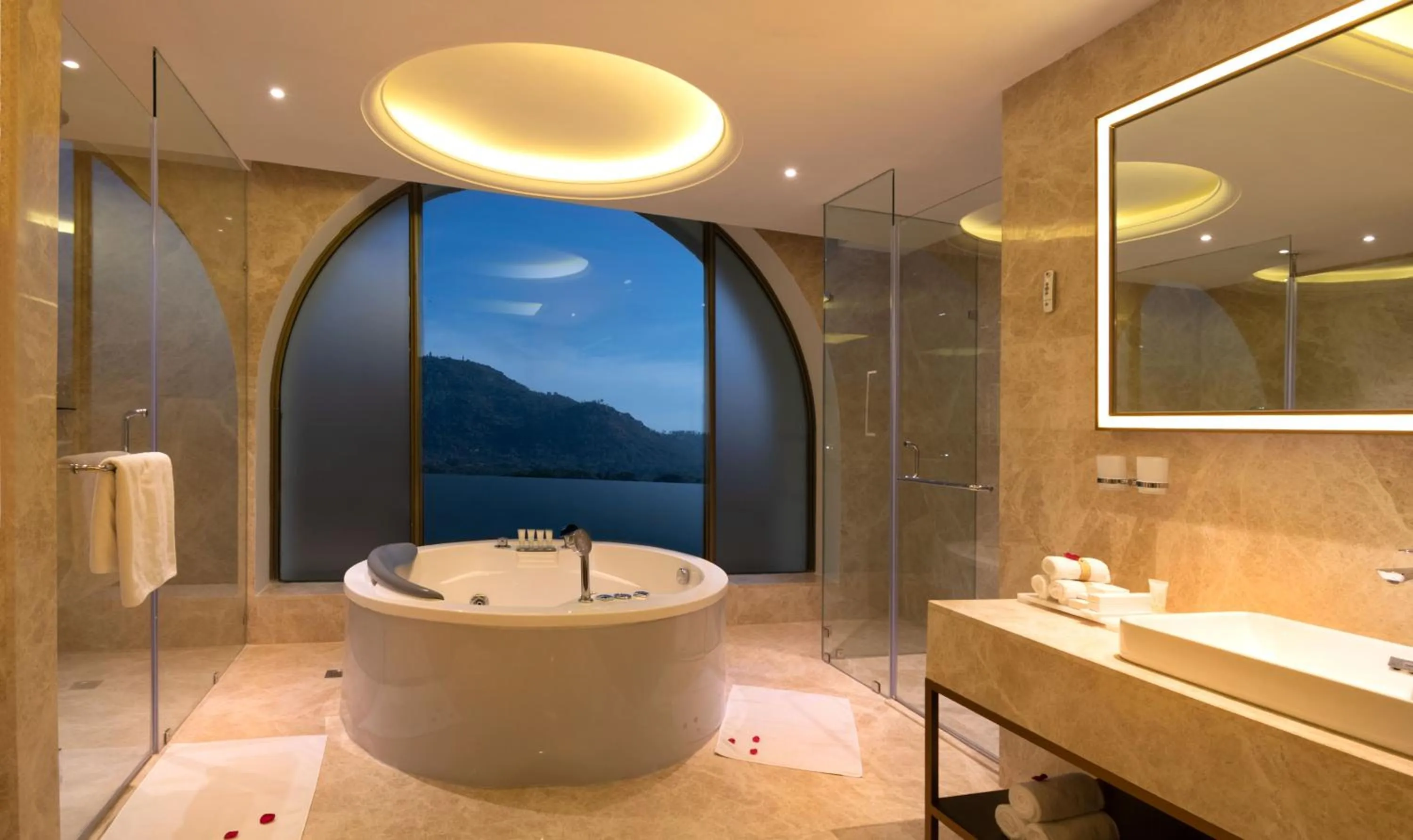 Bath in Radisson Blu Plaza Hotel Mysore