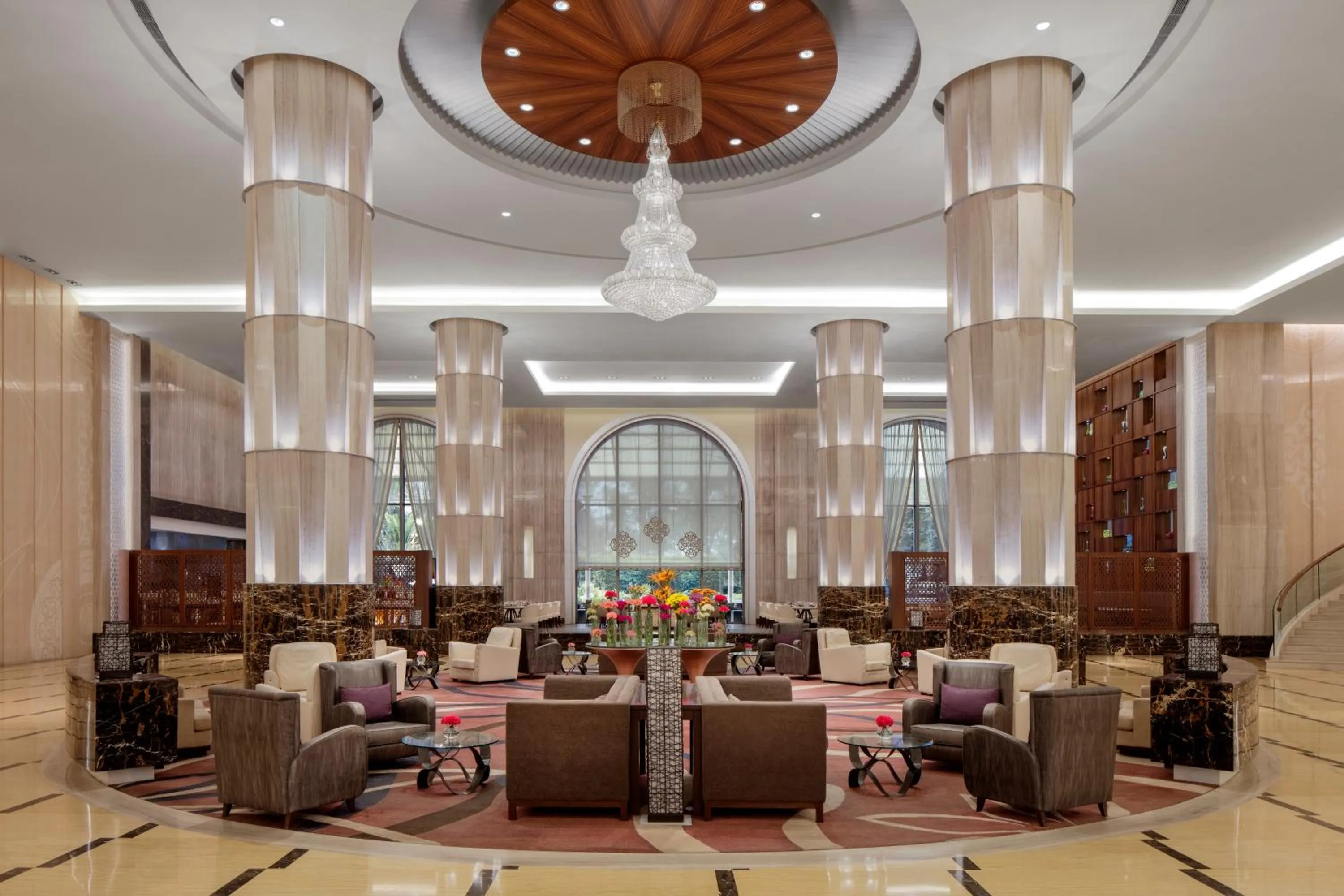 Lobby or reception in Radisson Blu Plaza Hotel Mysore