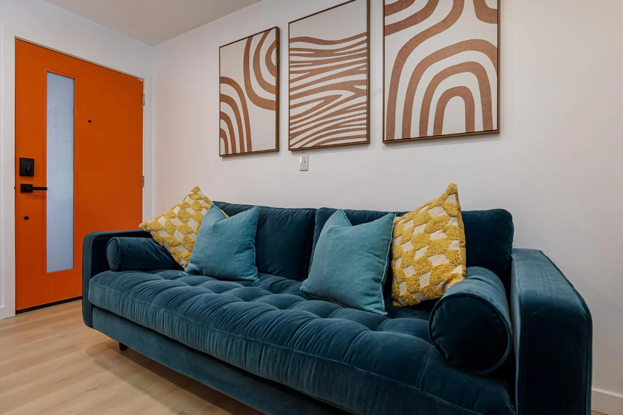 Seating area in Quail Park Lodge