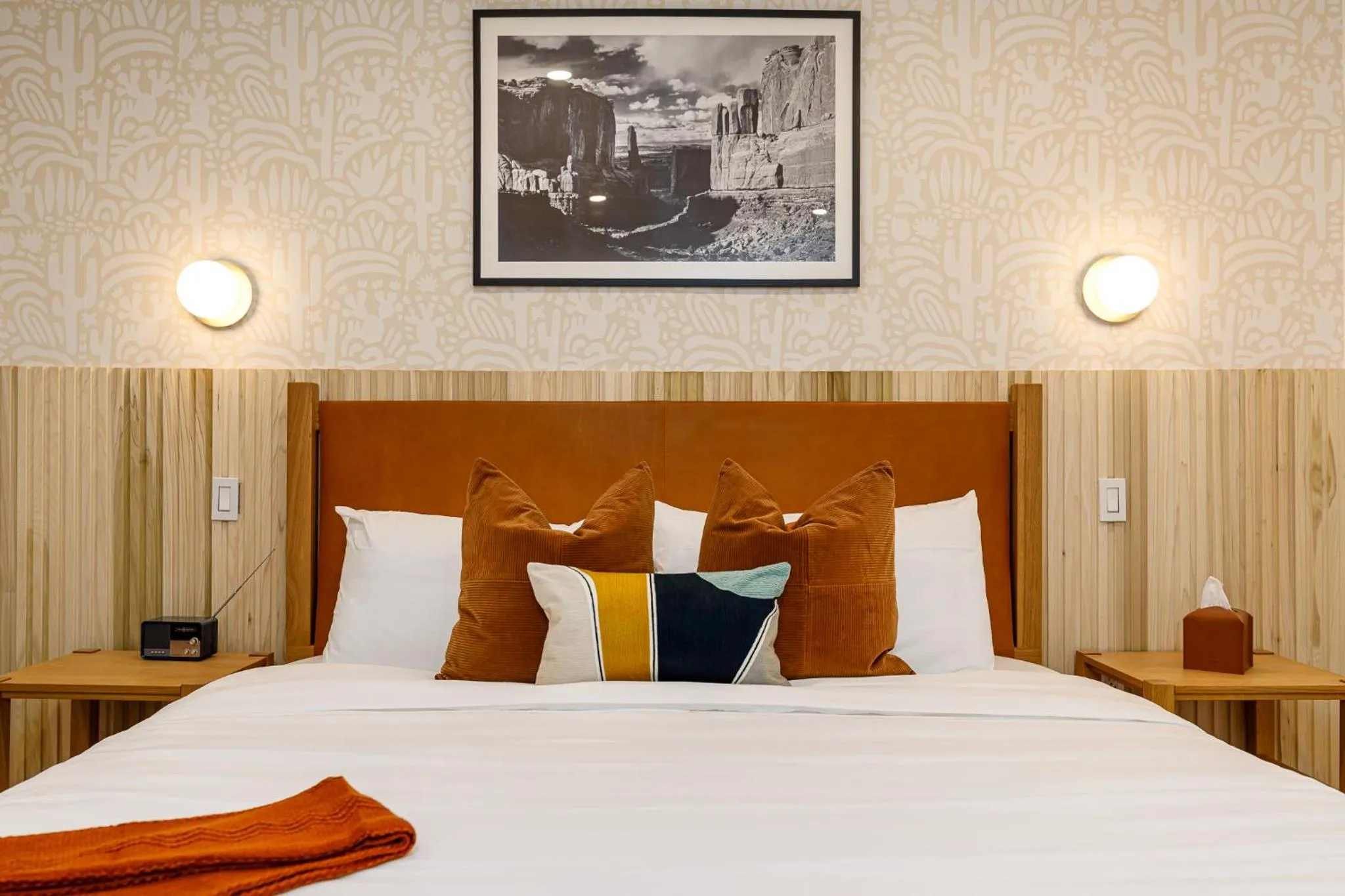 Bed in Quail Park Lodge