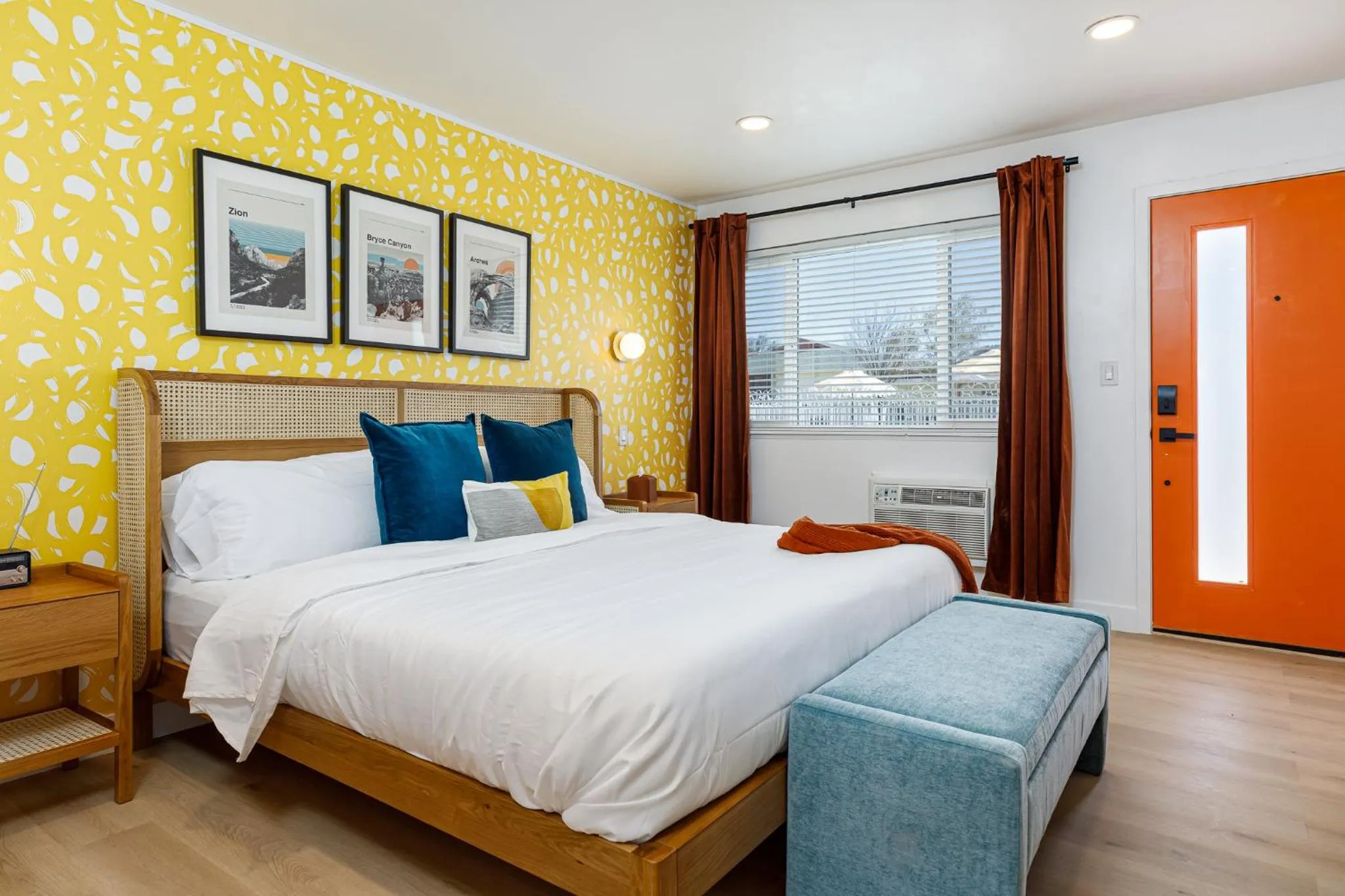 Bed in Quail Park Lodge