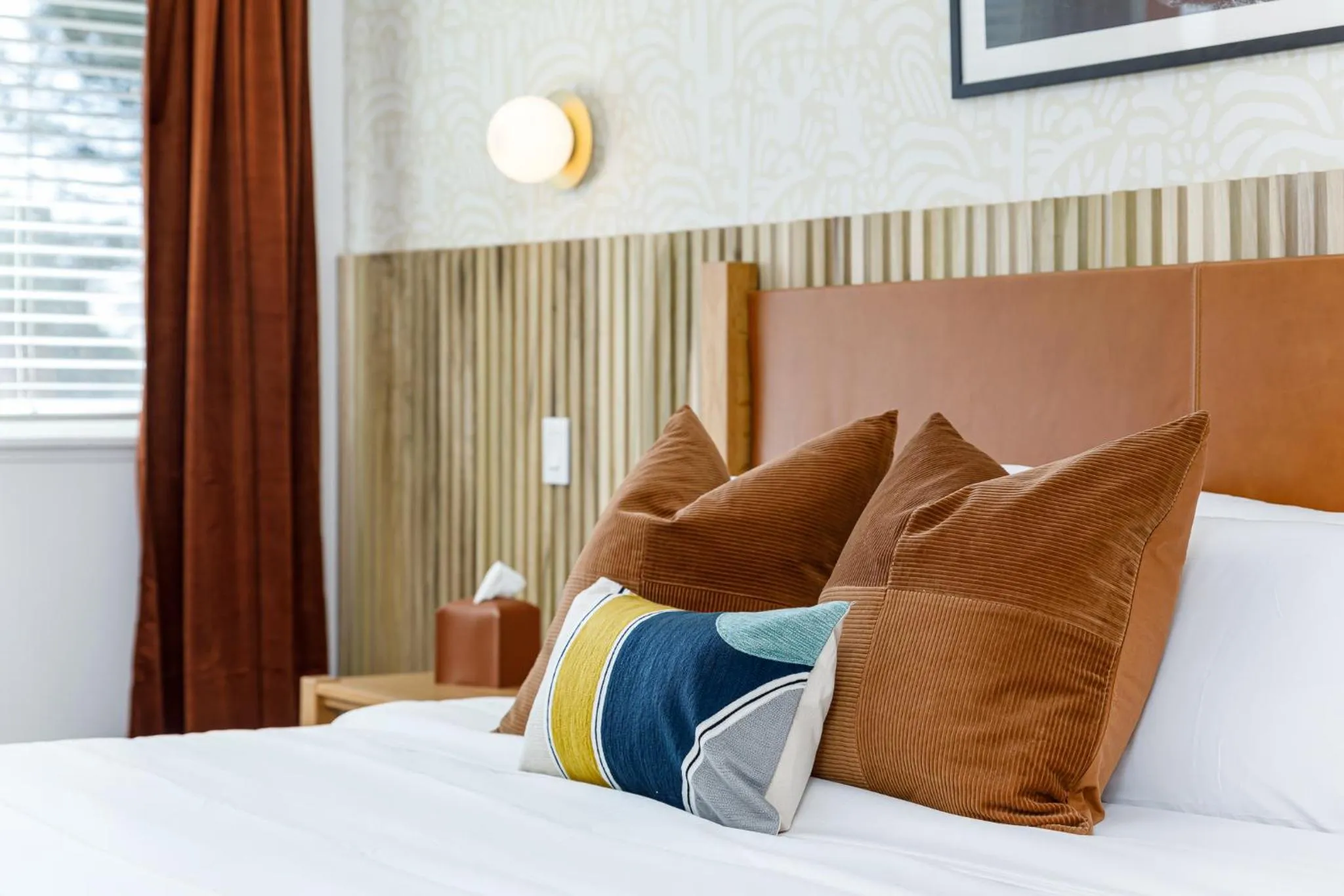 Bed in Quail Park Lodge