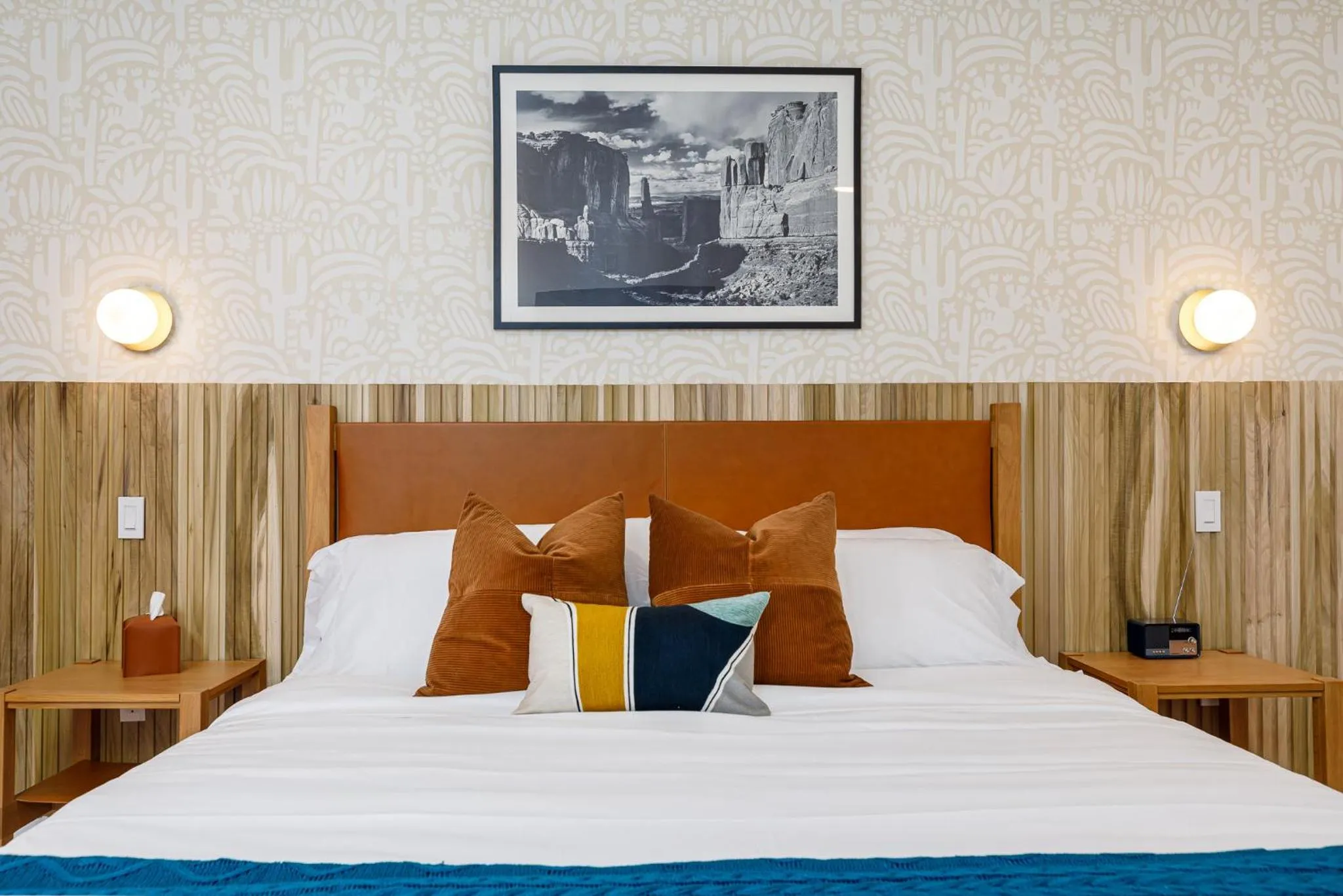 Bed in Quail Park Lodge