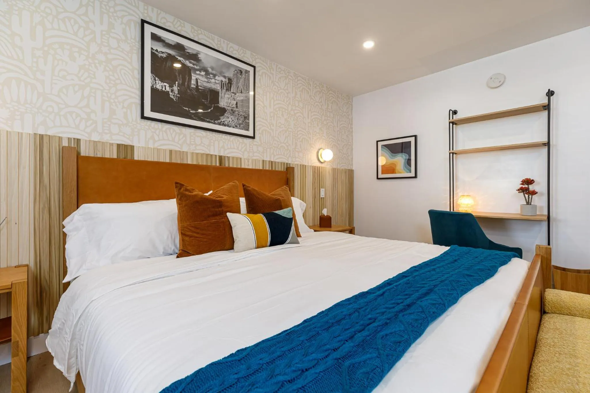 Bed in Quail Park Lodge