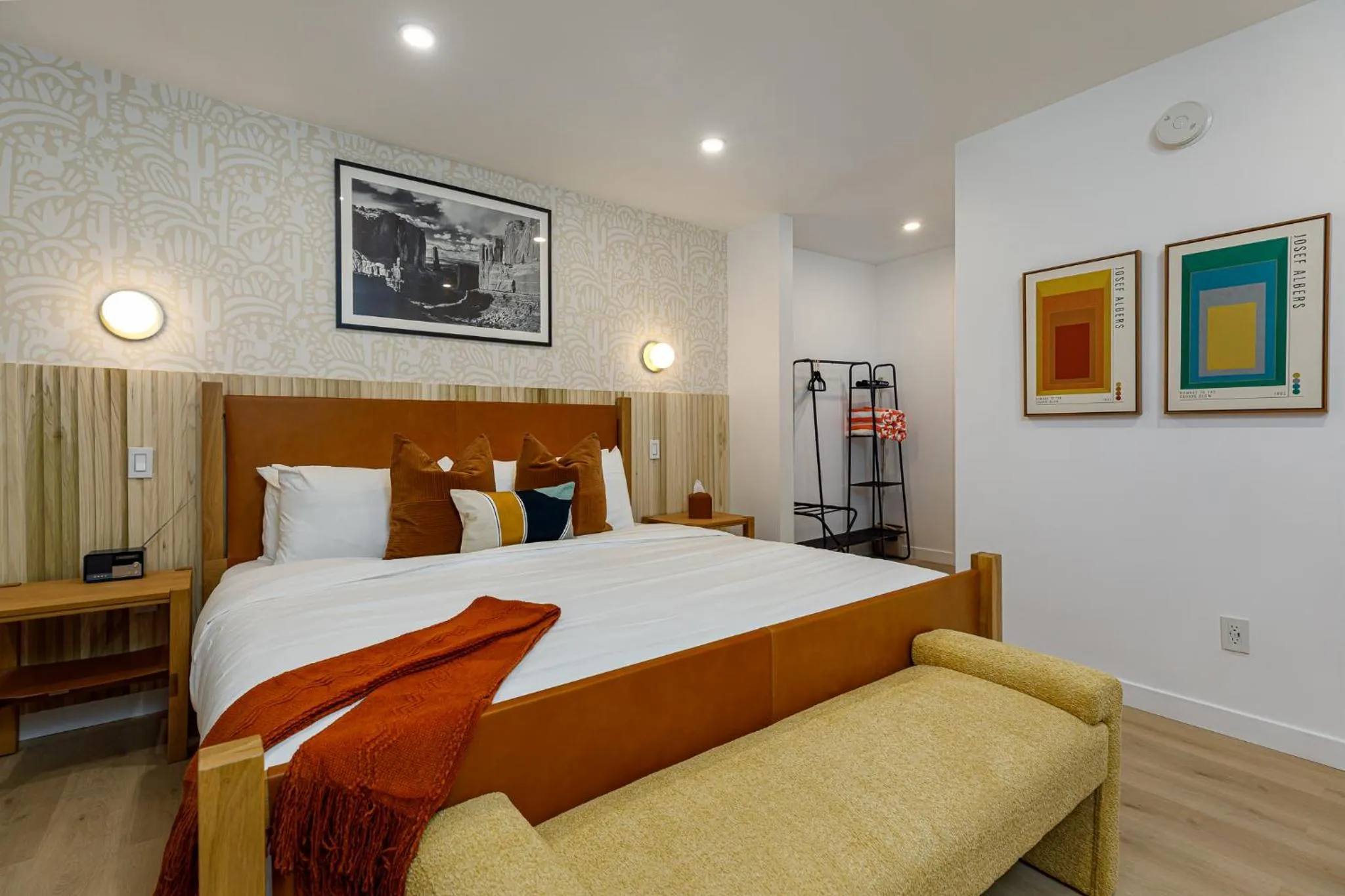 Bed in Quail Park Lodge