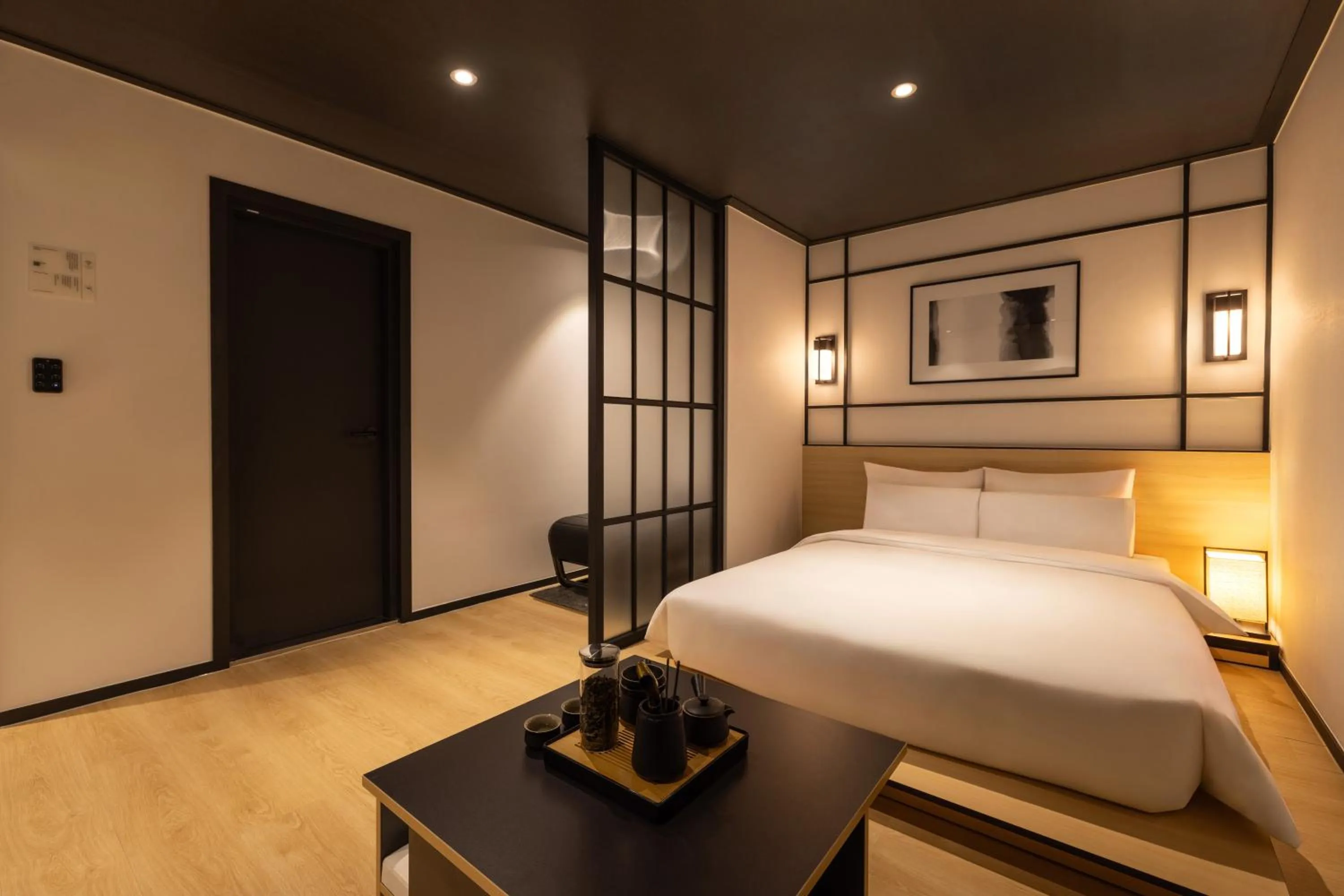 Bed in Mitasuya Ryokan Hotel Incheon by Aank