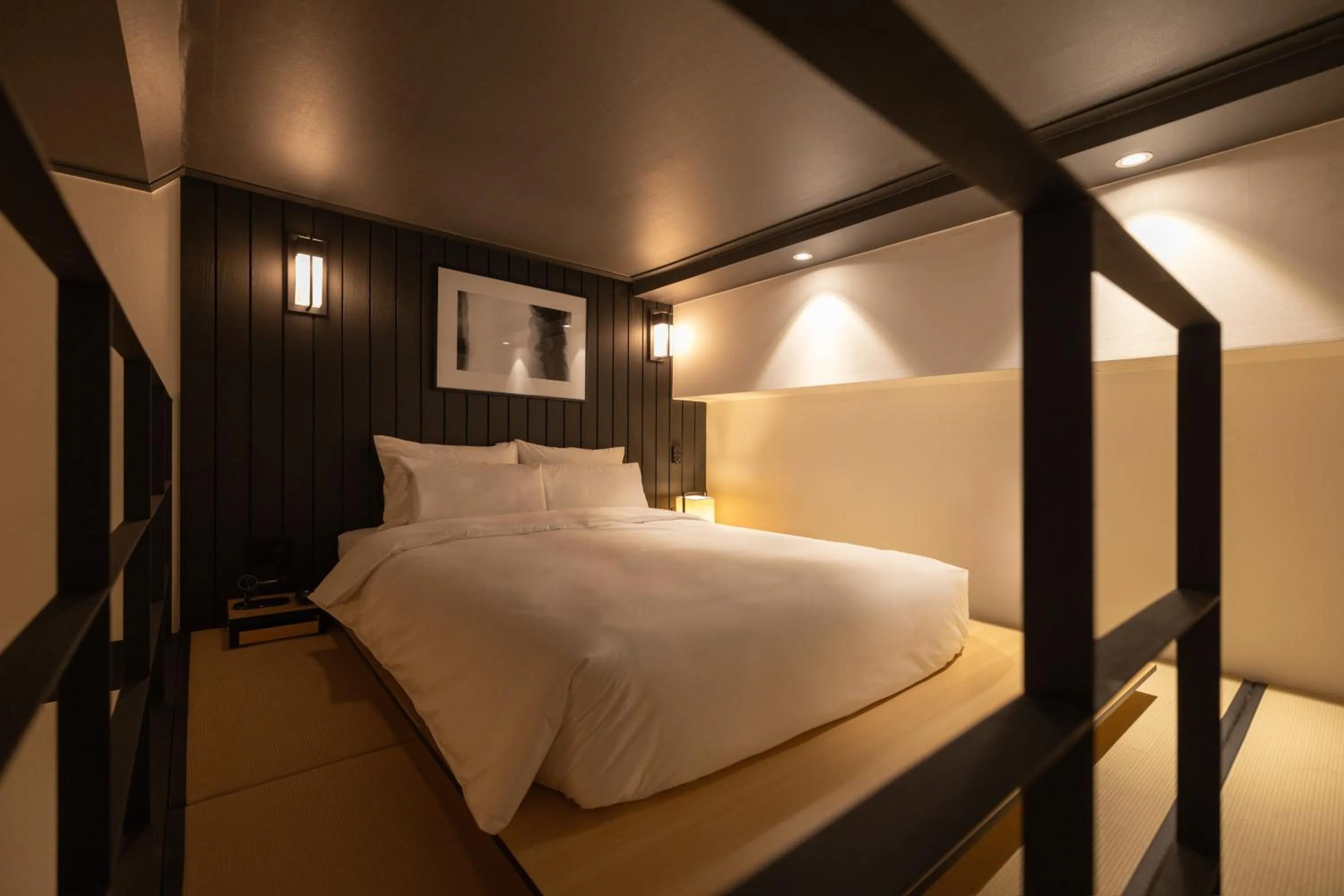 Bed in Mitasuya Ryokan Hotel Incheon by Aank