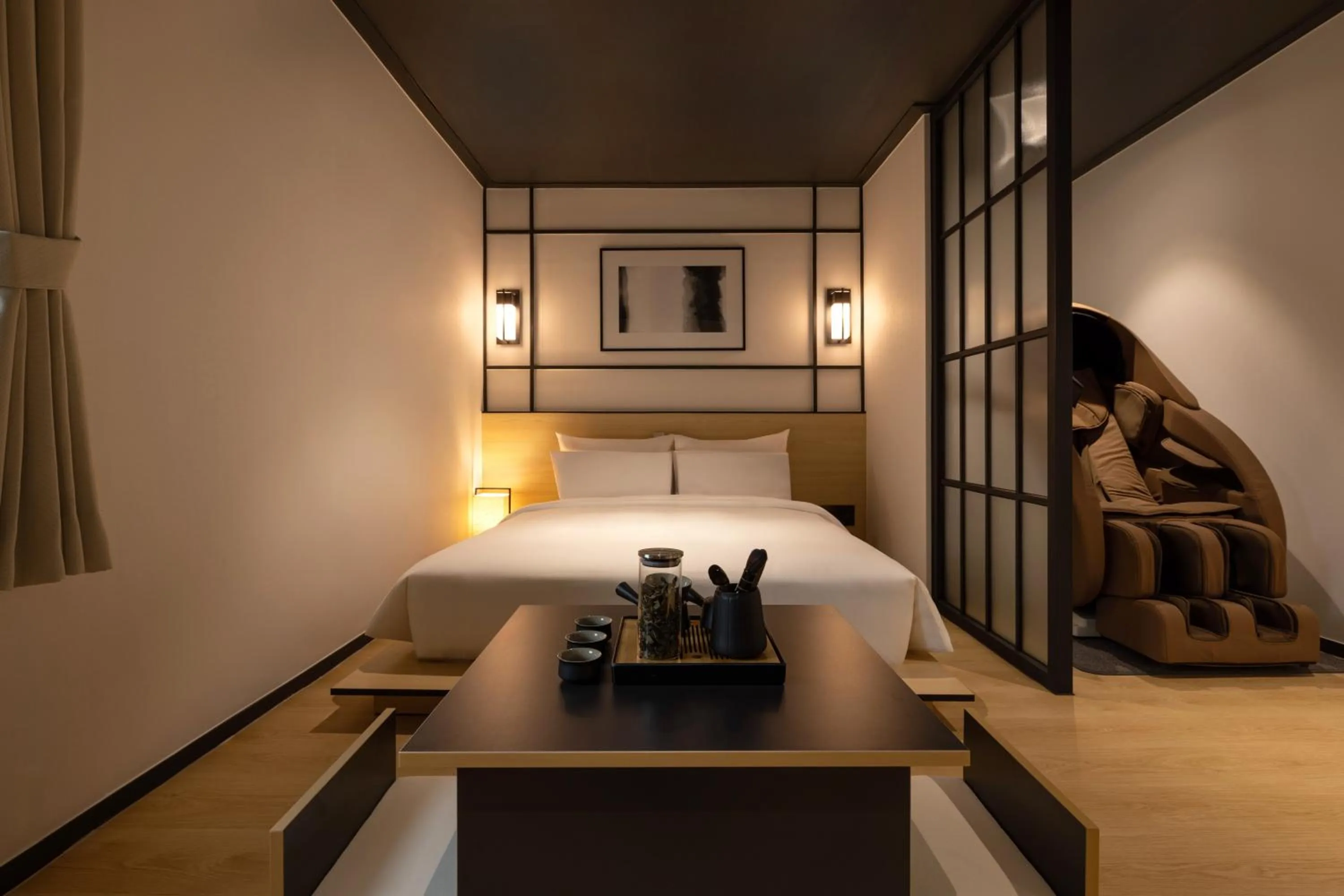 Bed in Mitasuya Ryokan Hotel Incheon by Aank