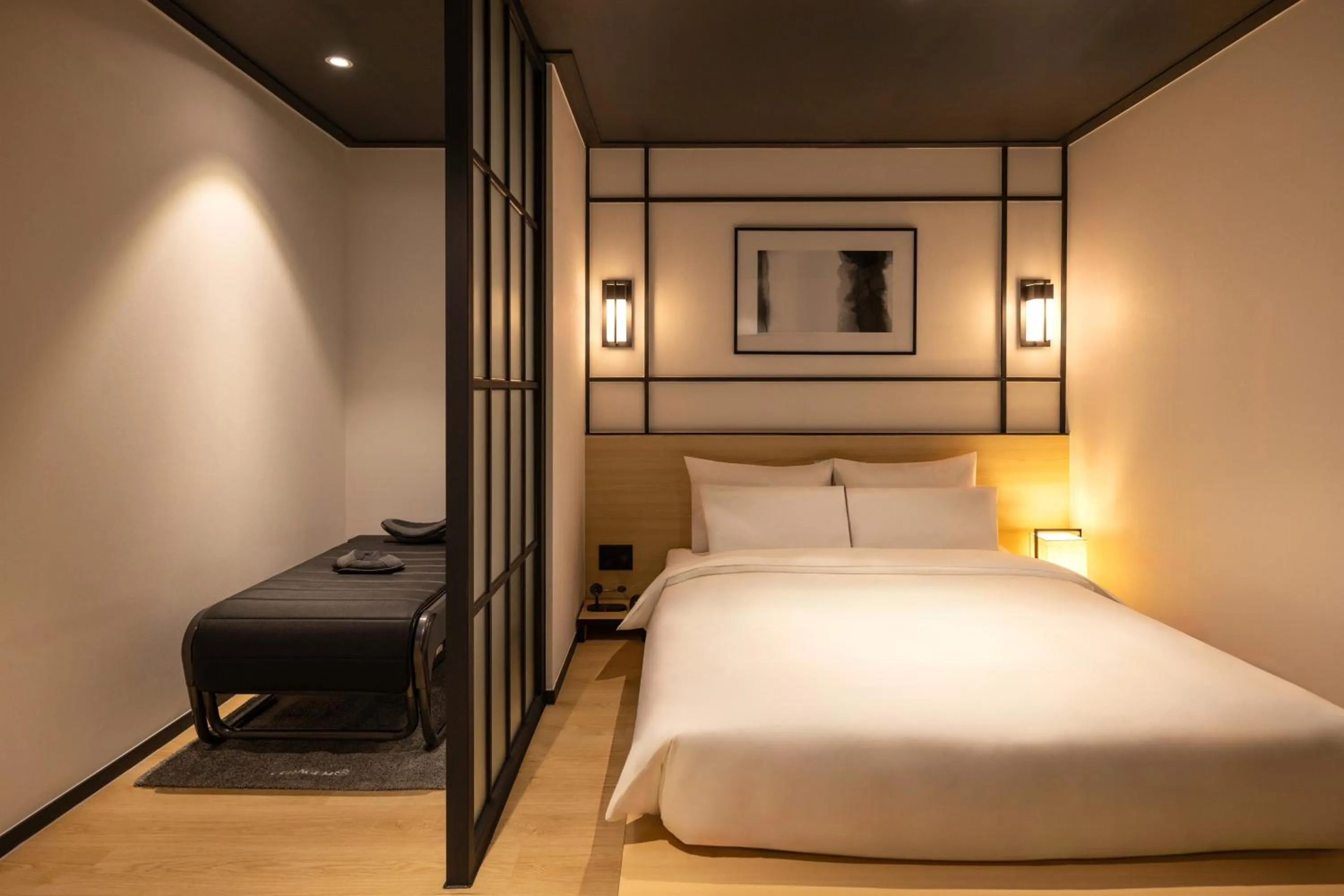 Bed in Mitasuya Ryokan Hotel Incheon by Aank