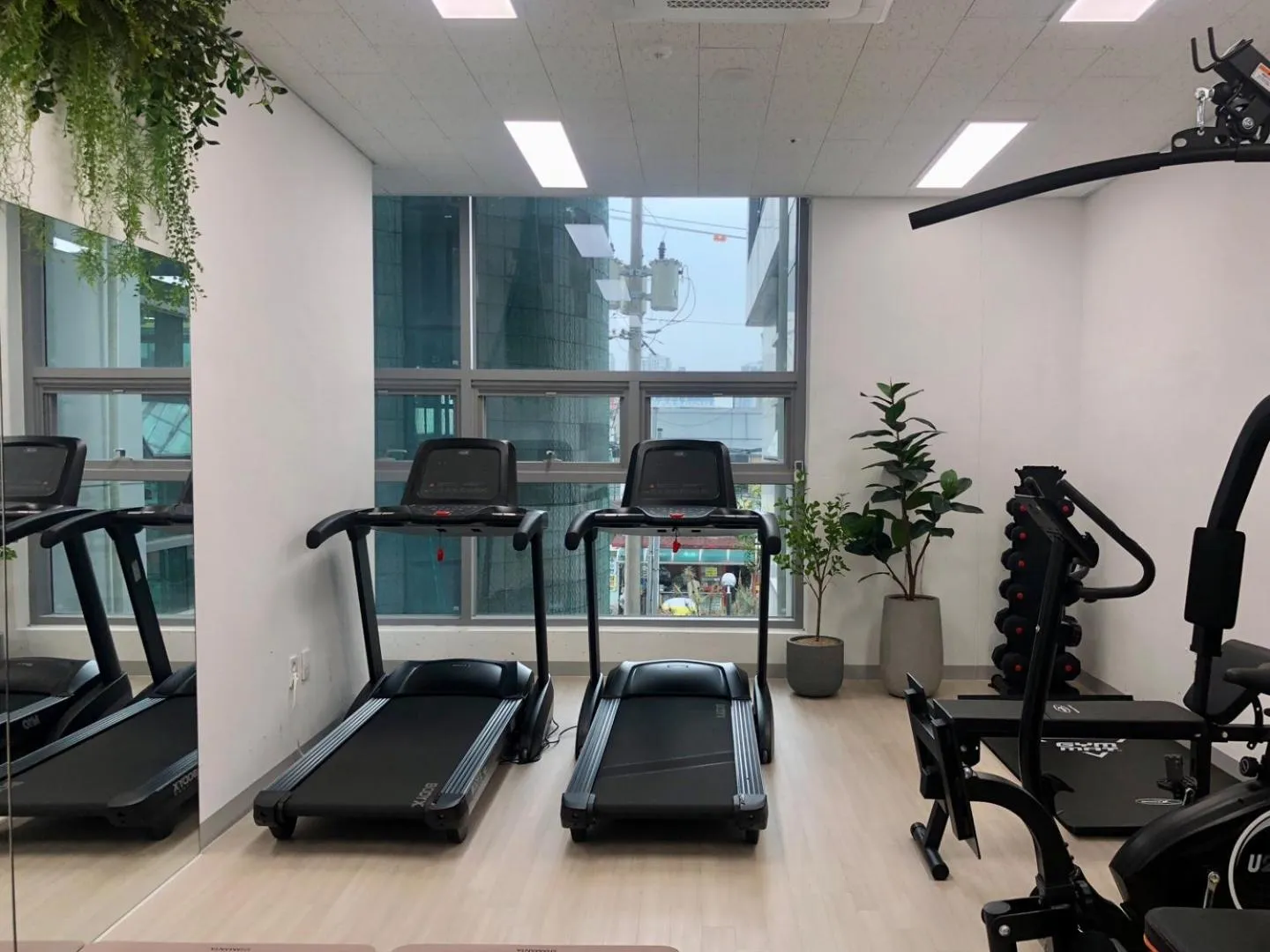 Fitness centre/facilities in Golden Planet Hotel-Pyeongtaek Godeck