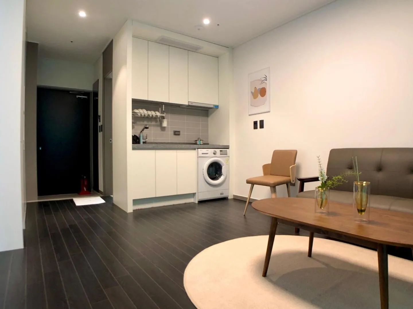 kitchen in Golden Planet Hotel-Pyeongtaek Godeck