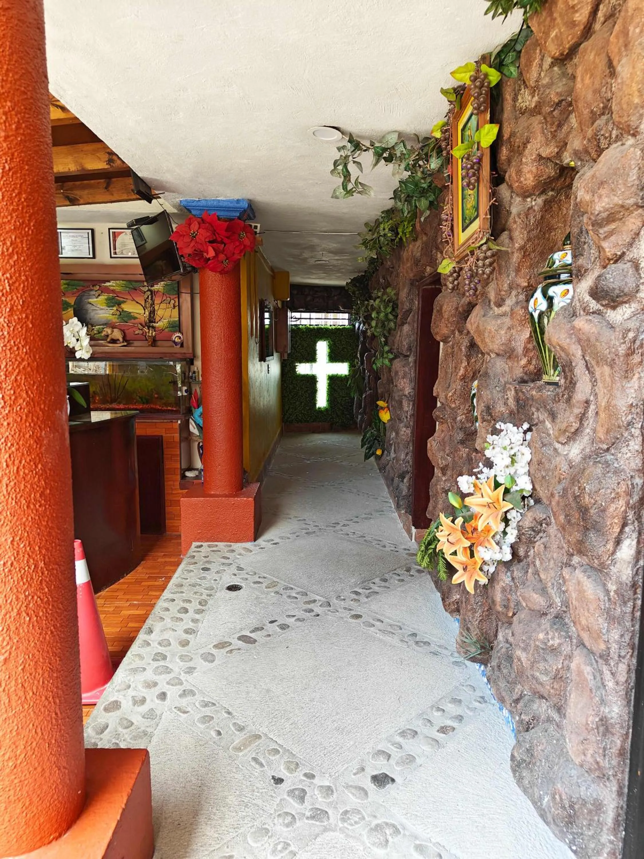 Lobby or reception in Posada Arny