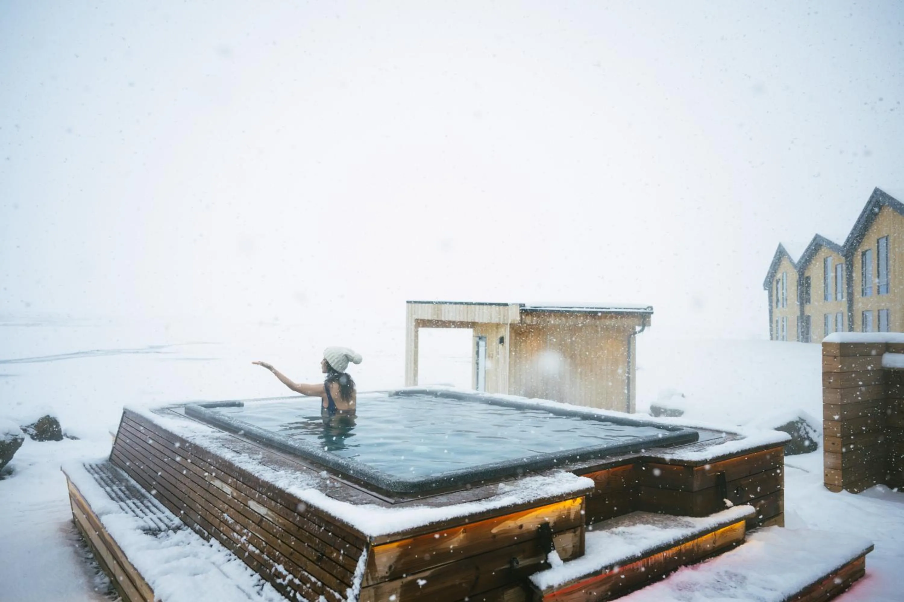 Hot Tub in Hótel Jökulsárlón - Glacier Lagoon Hotel