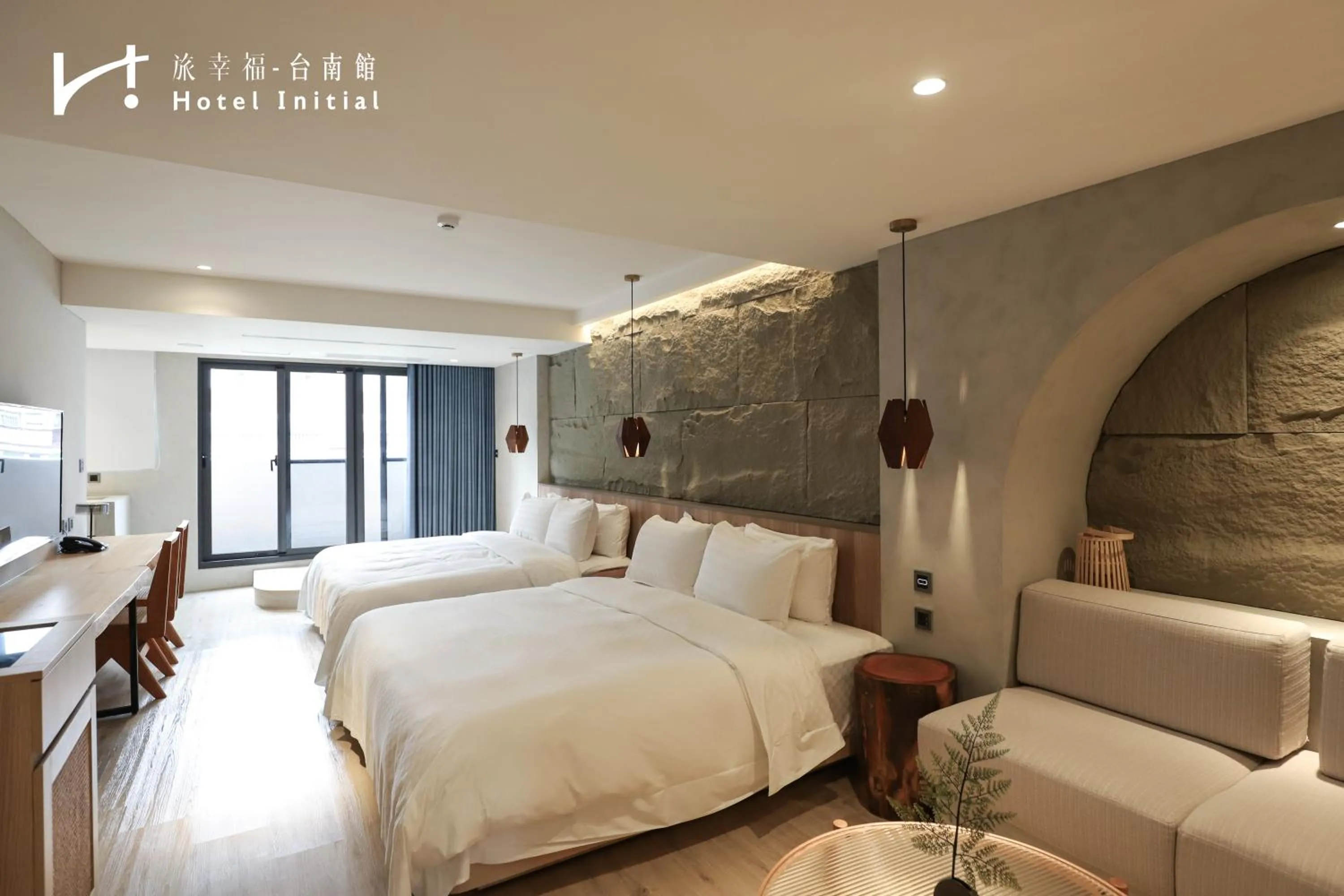 Bed in Hotel Initial-Tainan