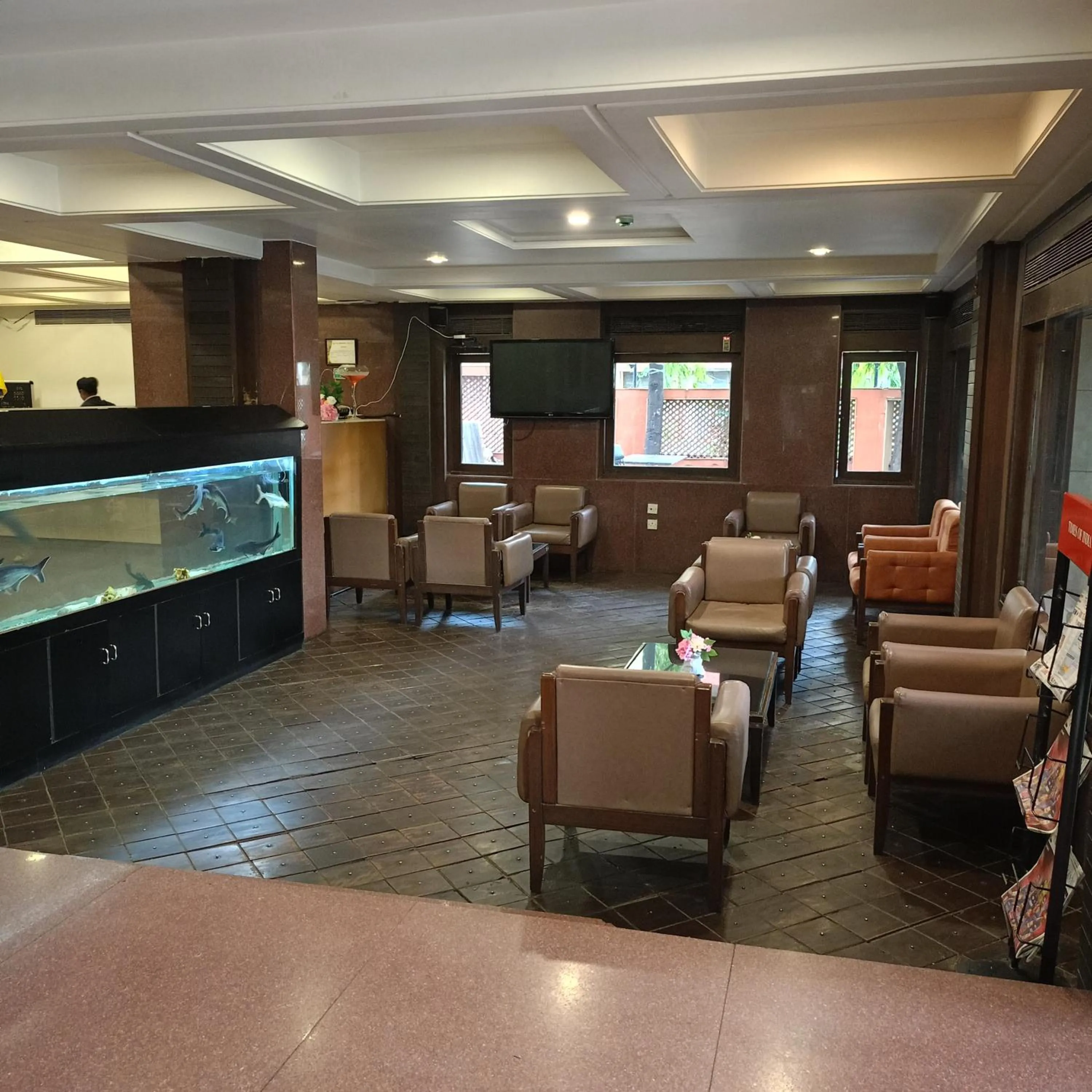 Seating area in Hotel Heritage 2001, Nagpur