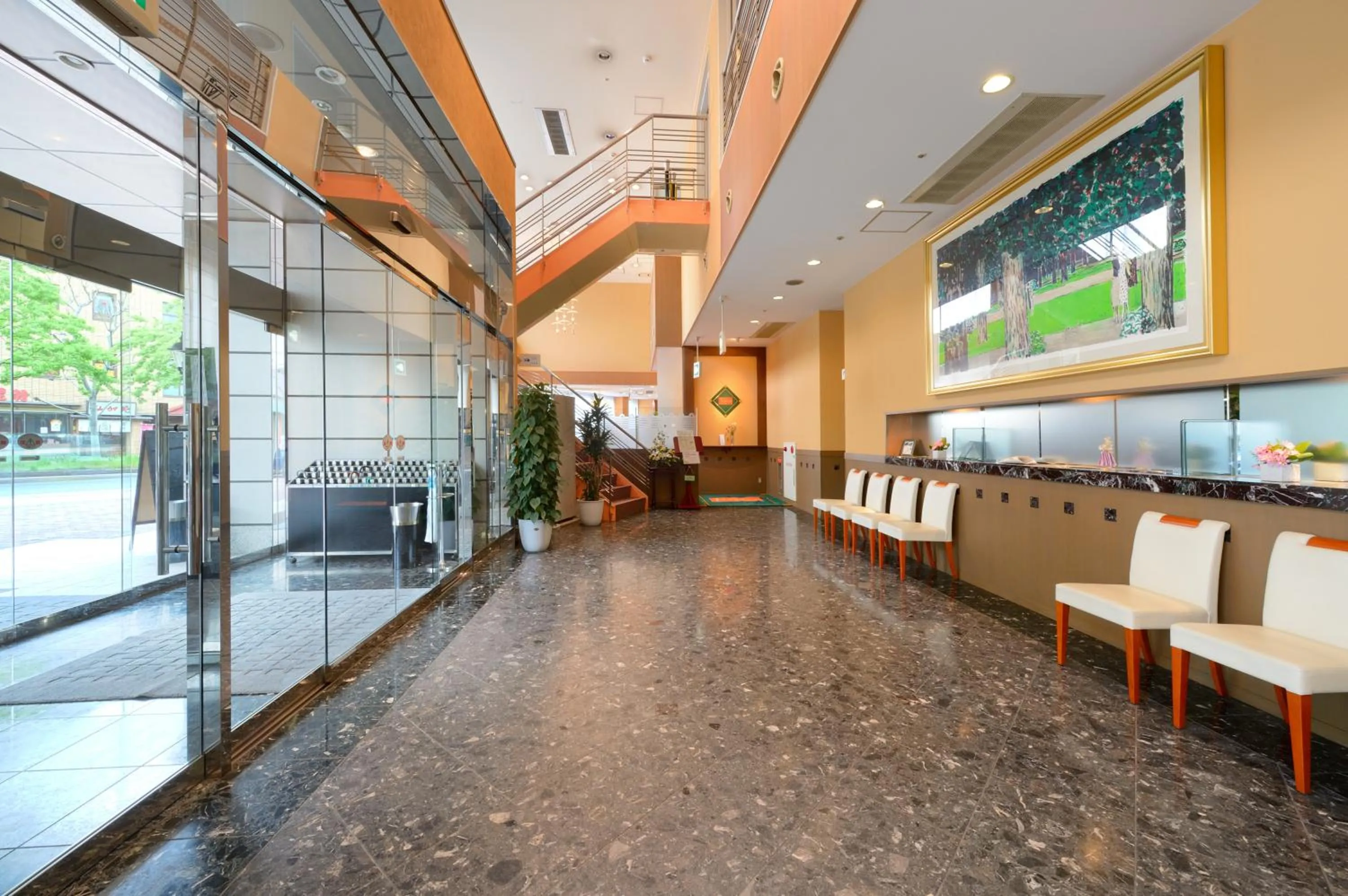 Lobby or reception in Hotel Bel Air Sendai