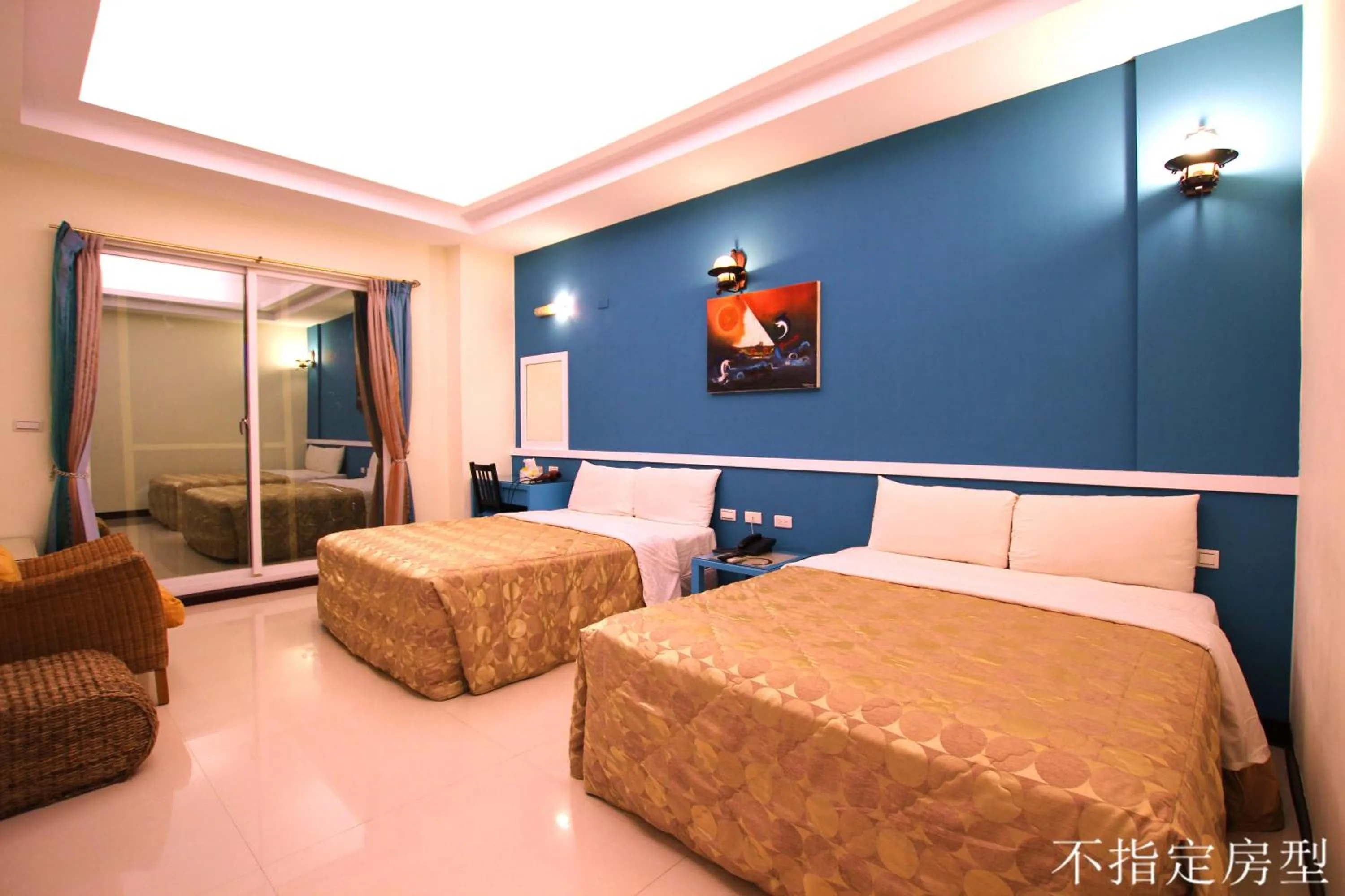 Bed in Lang Qin Hai Inn