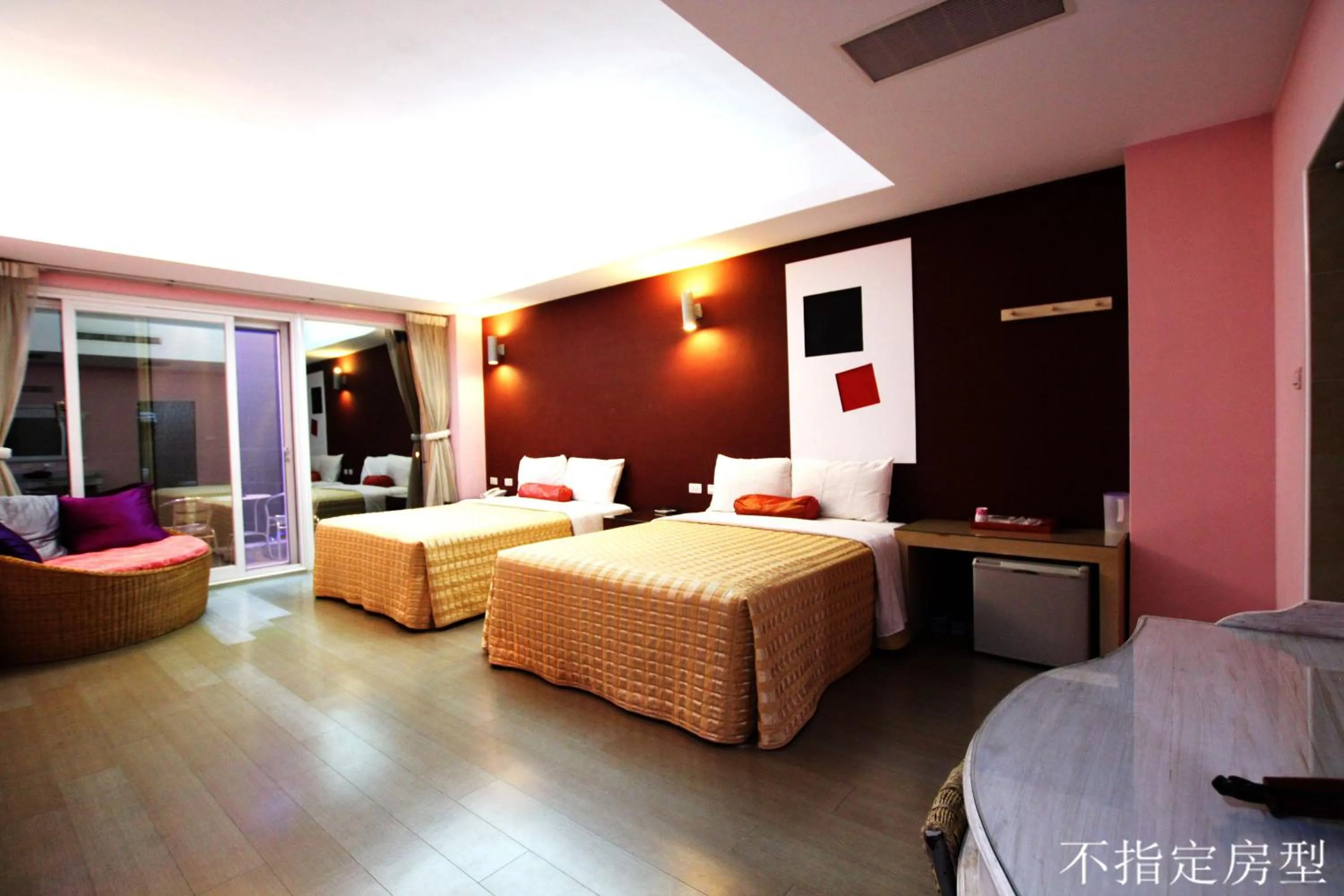 Bed in Lang Qin Hai Inn