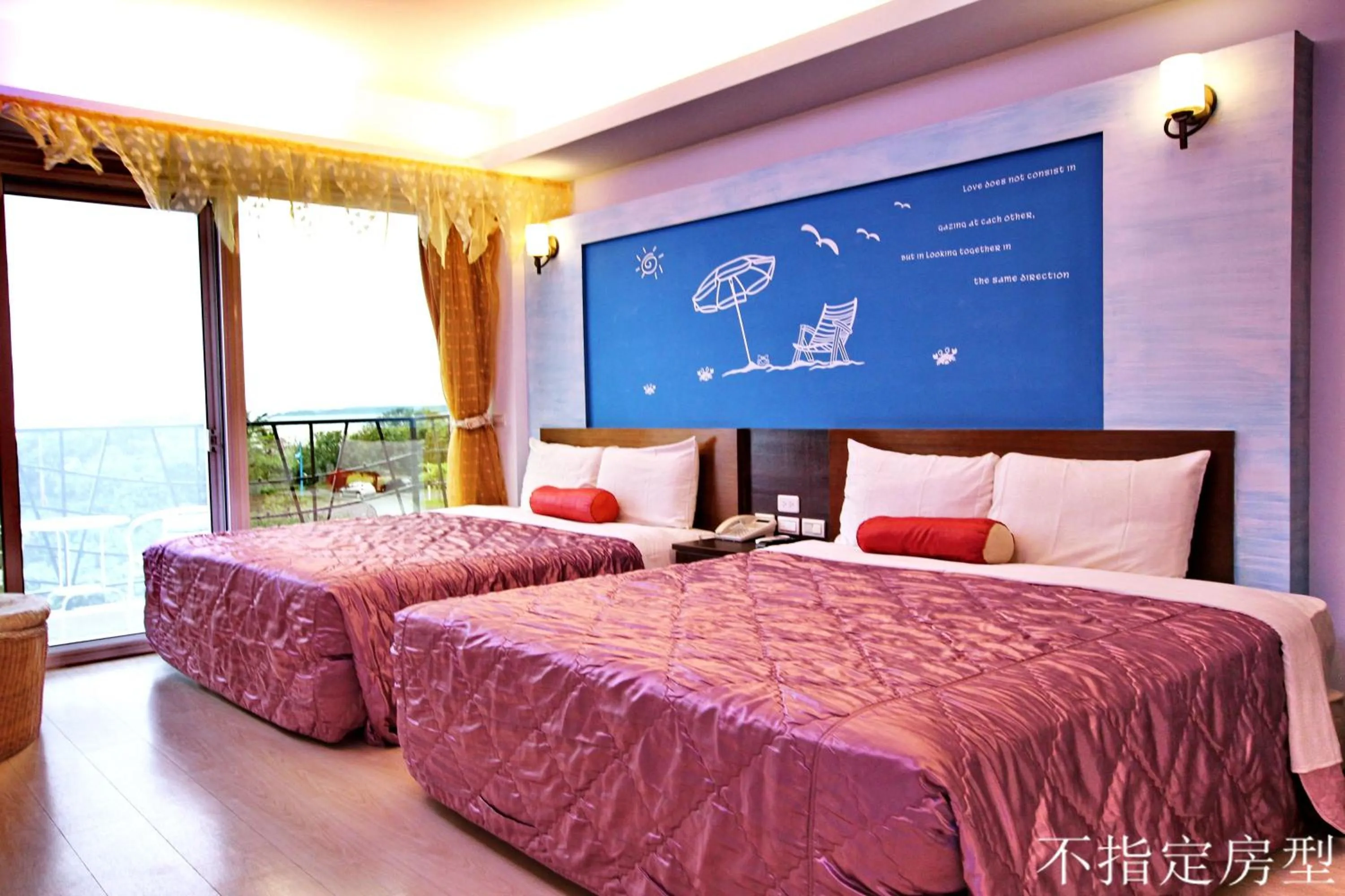 Bed in Lang Qin Hai Inn