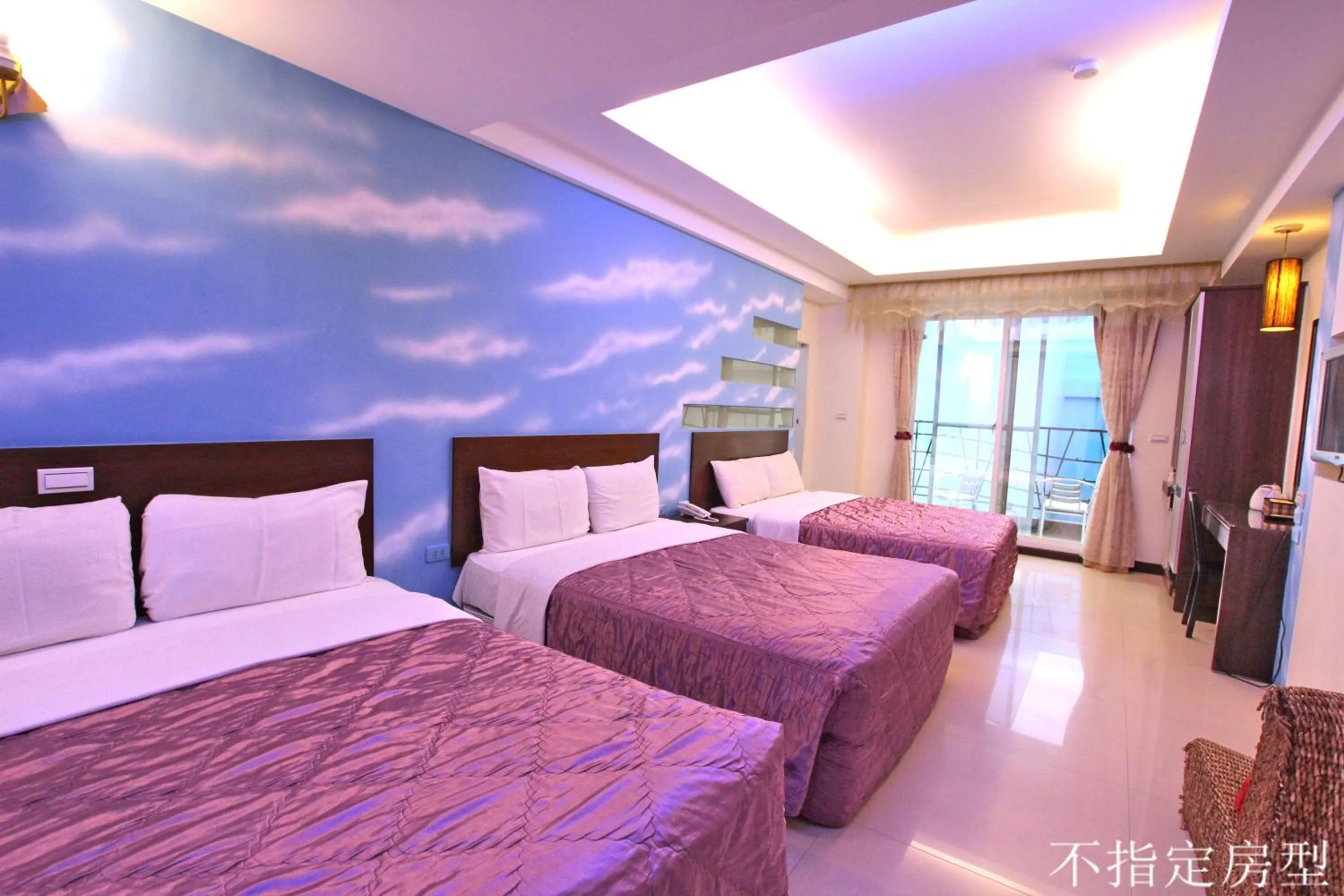 Bed in Lang Qin Hai Inn